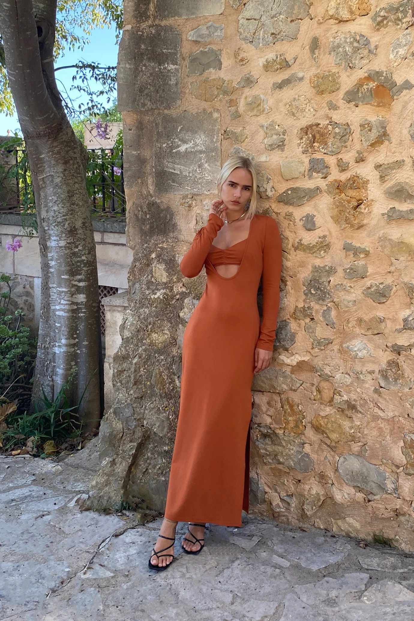 Hansen & Gretel Adrienne Dress Cinnamon Cheap