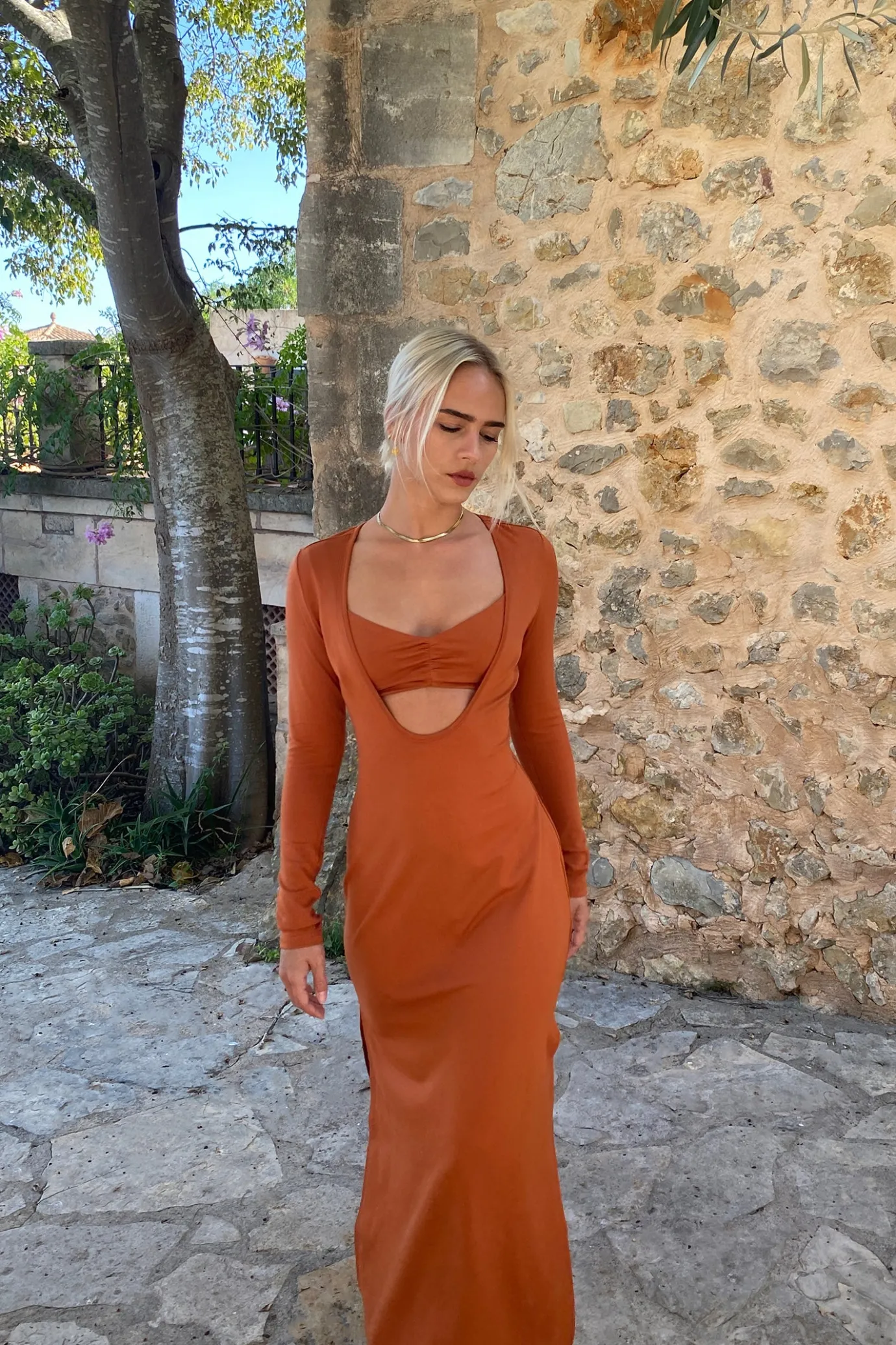 Hansen & Gretel Adrienne Dress Cinnamon Cheap