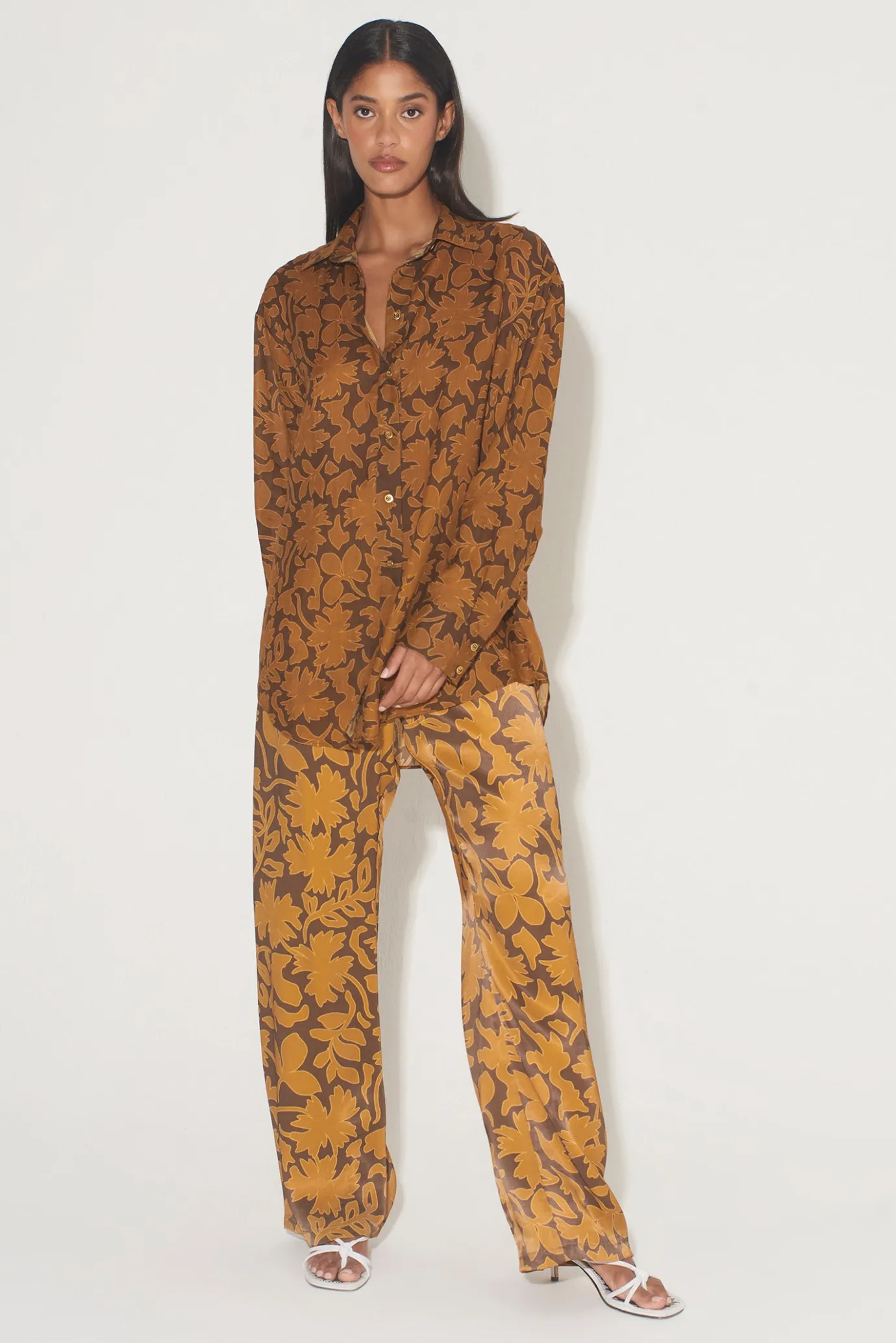 Hansen & Gretel Alida Pant Cocoa Leaf Cheap