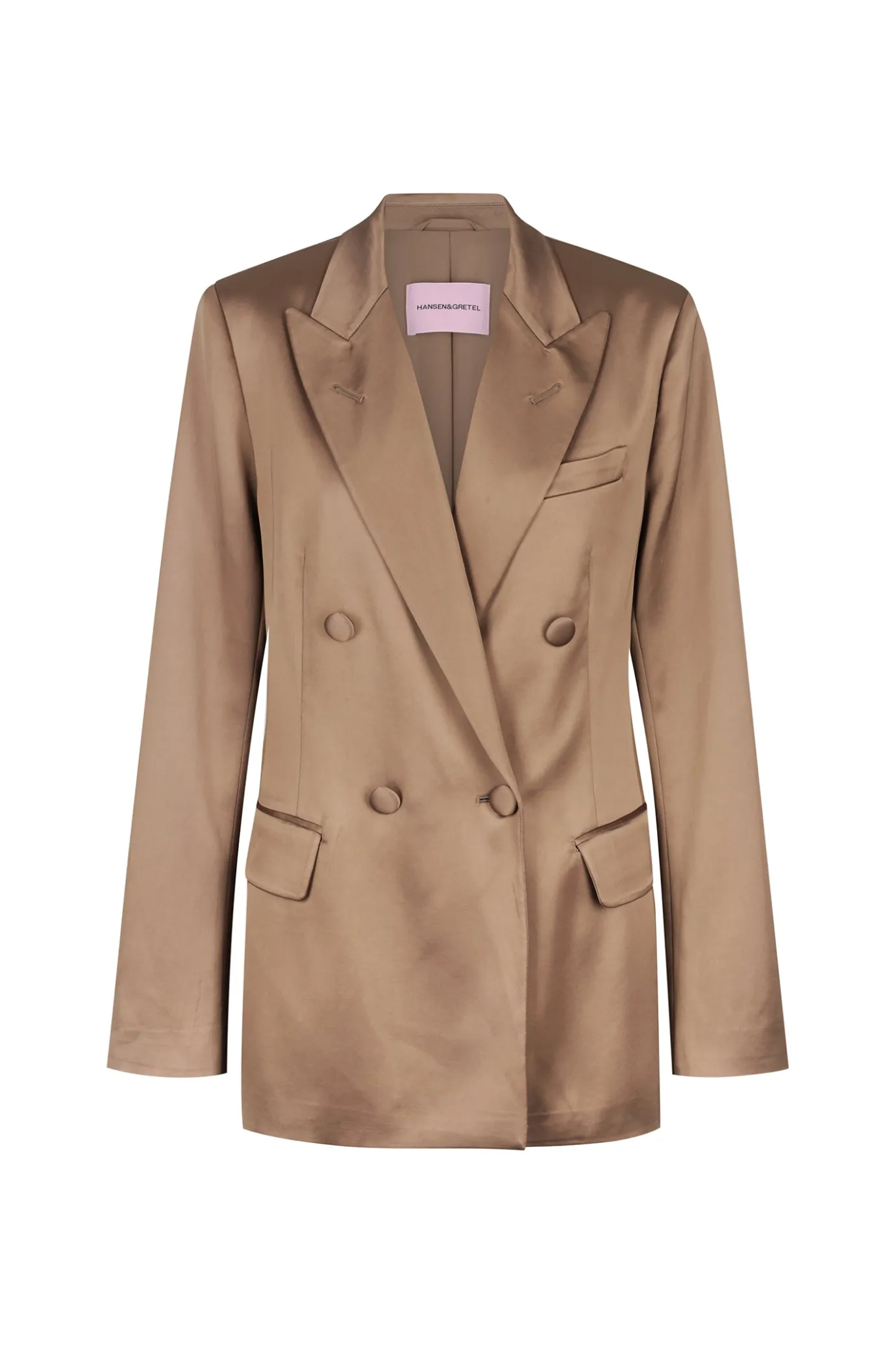 Hansen & Gretel Alistair Tailored Jacket Ash Brown Hot