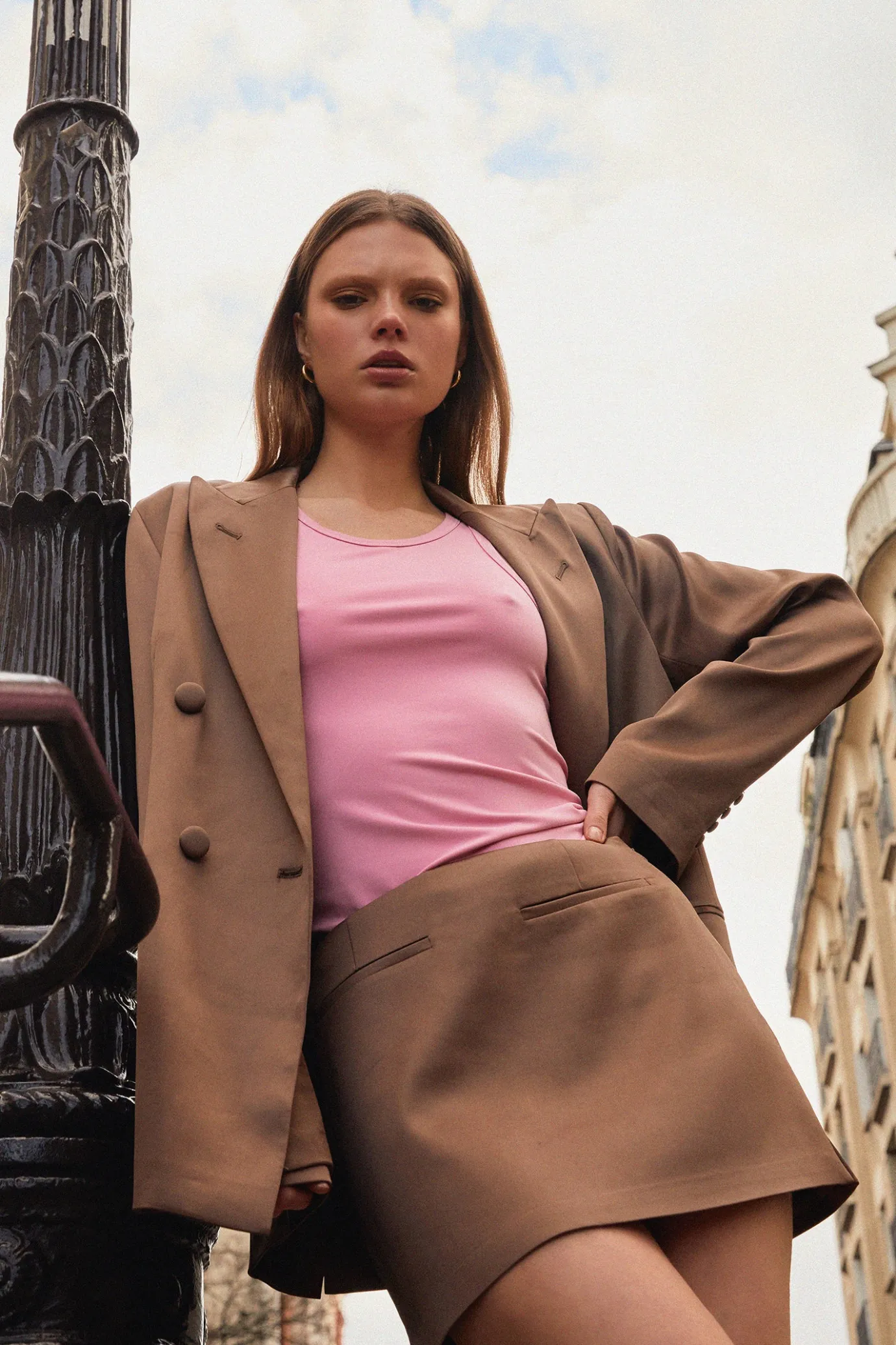 Hansen & Gretel Alistair Tailored Jacket Ash Brown Hot