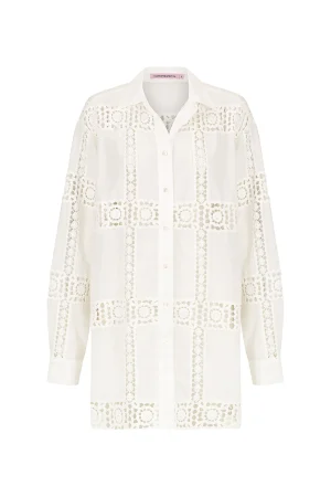 Hansen & Gretel Alma Shirt Ivory Cheap