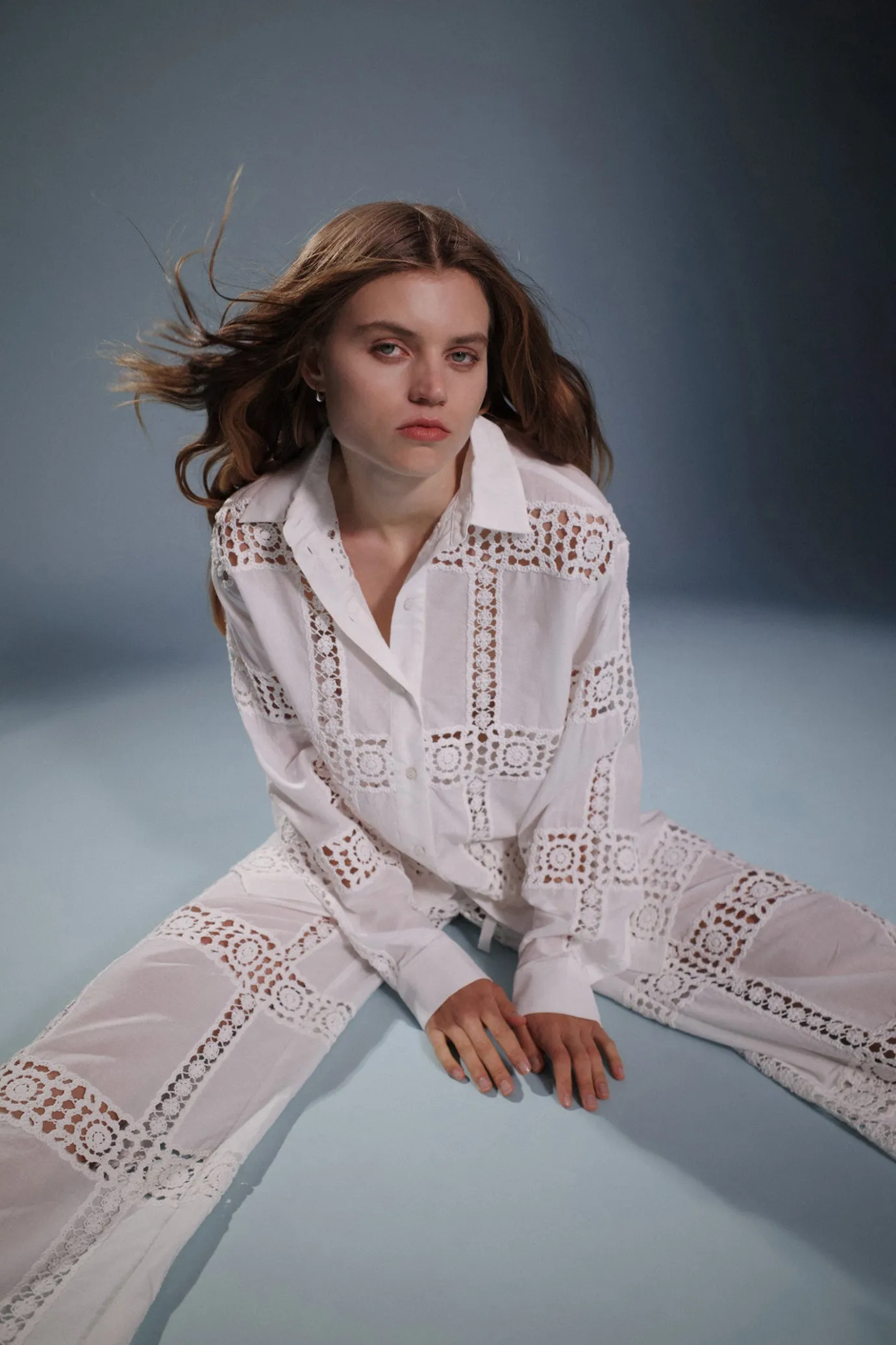 Hansen & Gretel Alma Shirt Ivory Cheap