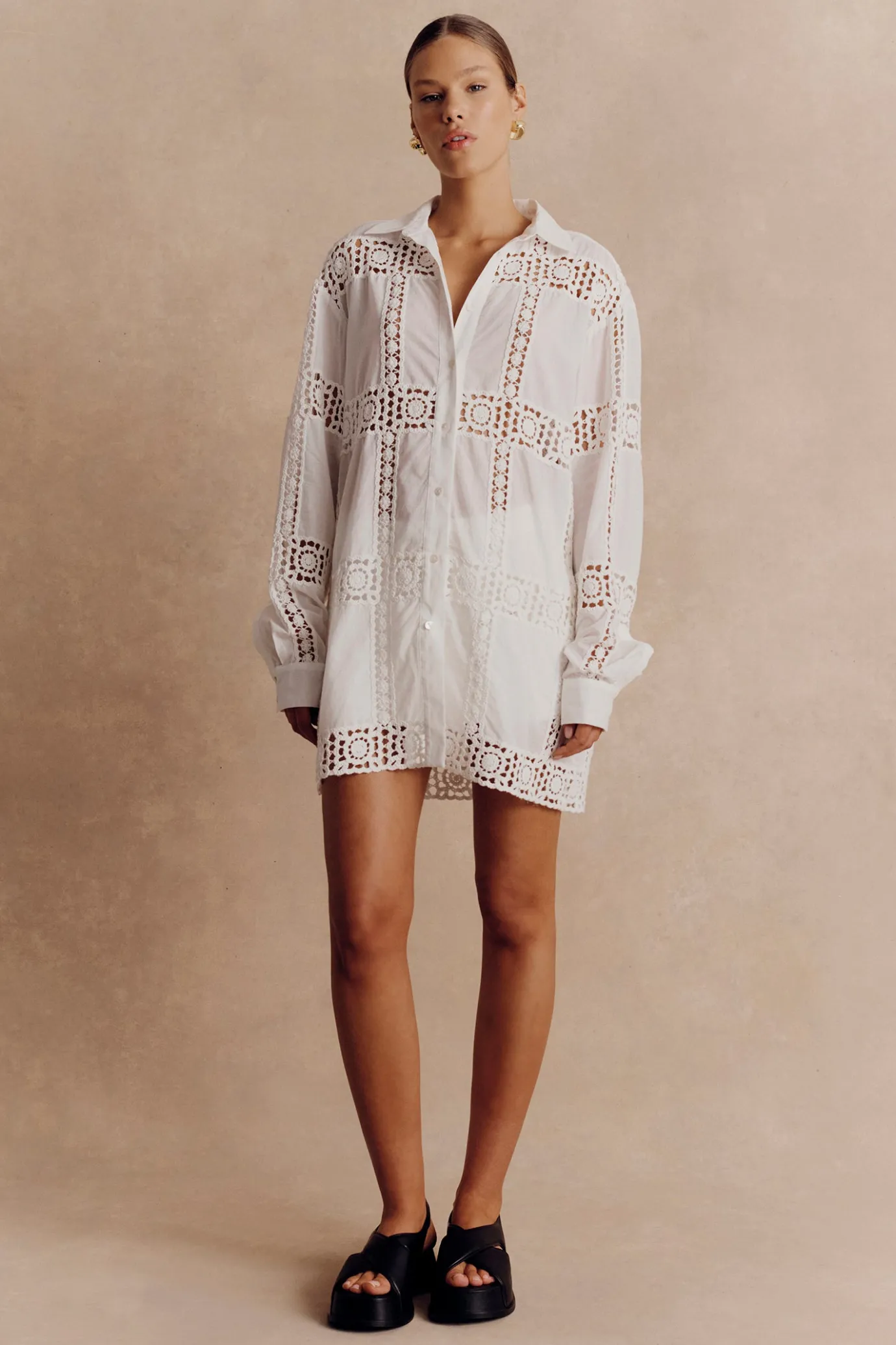 Hansen & Gretel Alma Shirt Ivory Cheap