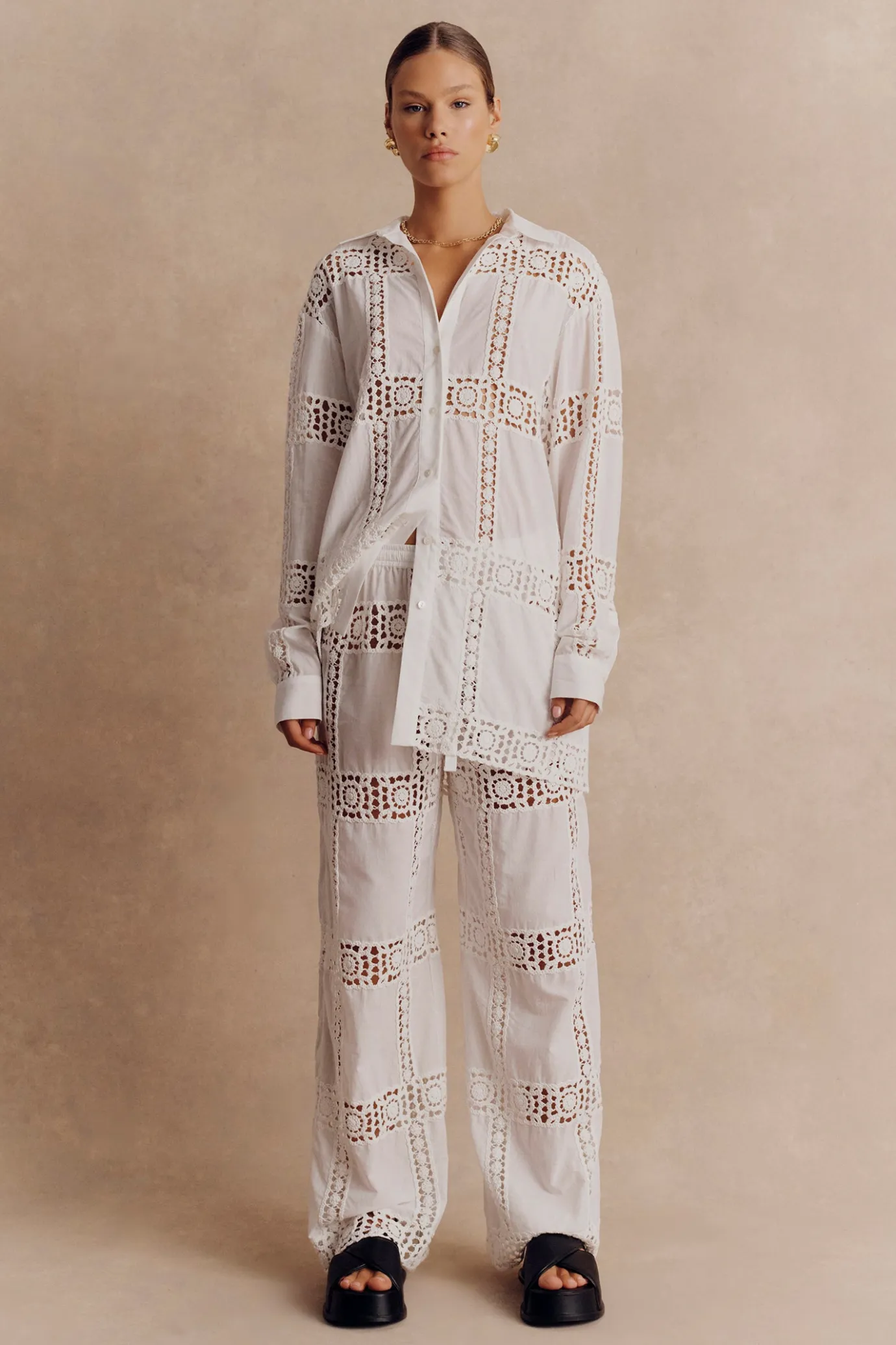 Hansen & Gretel Alma Shirt Ivory Cheap