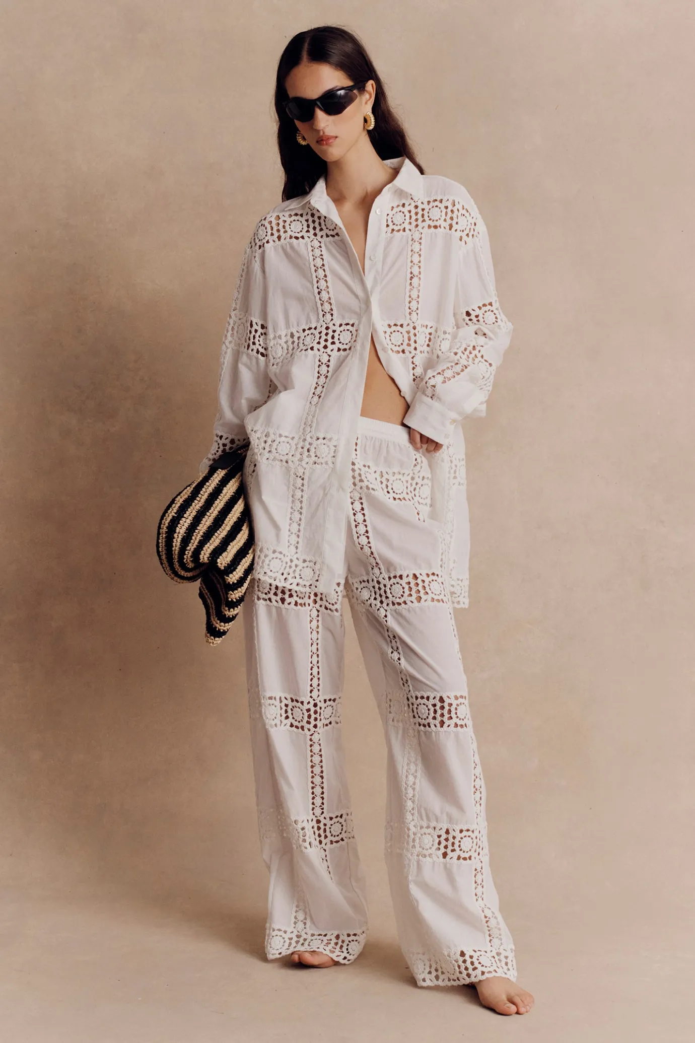 Hansen & Gretel Alma Shirt Ivory Cheap