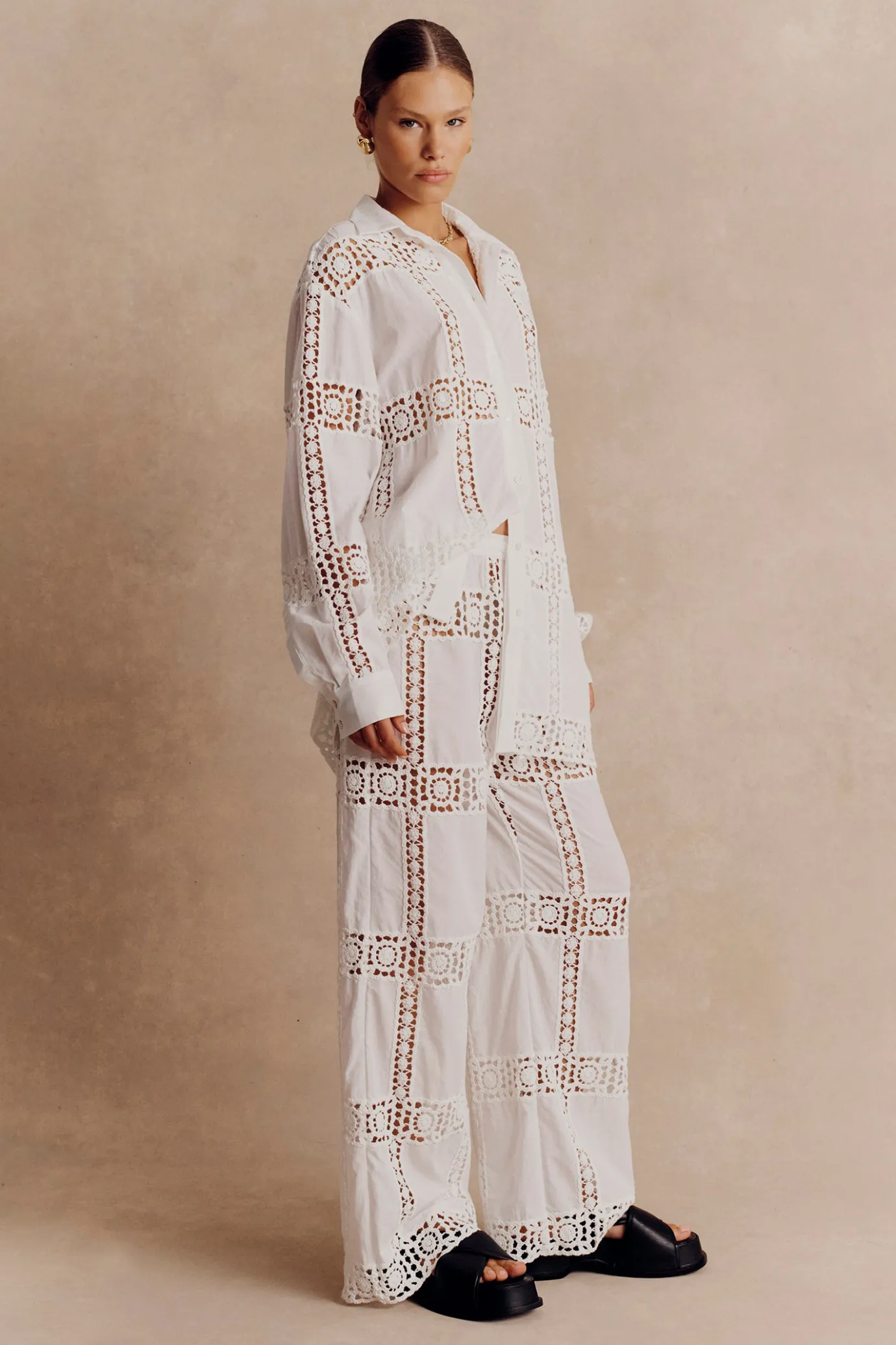 Hansen & Gretel Alma Shirt Ivory Cheap