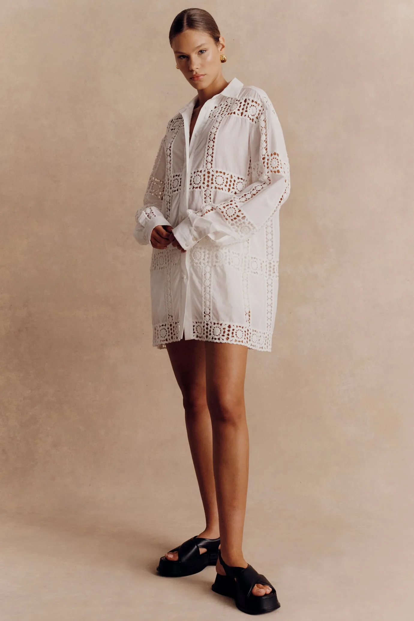 Hansen & Gretel Alma Shirt Ivory Cheap