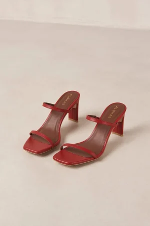 Hansen & Gretel Alohas Cannes Heel Astro Red Shop