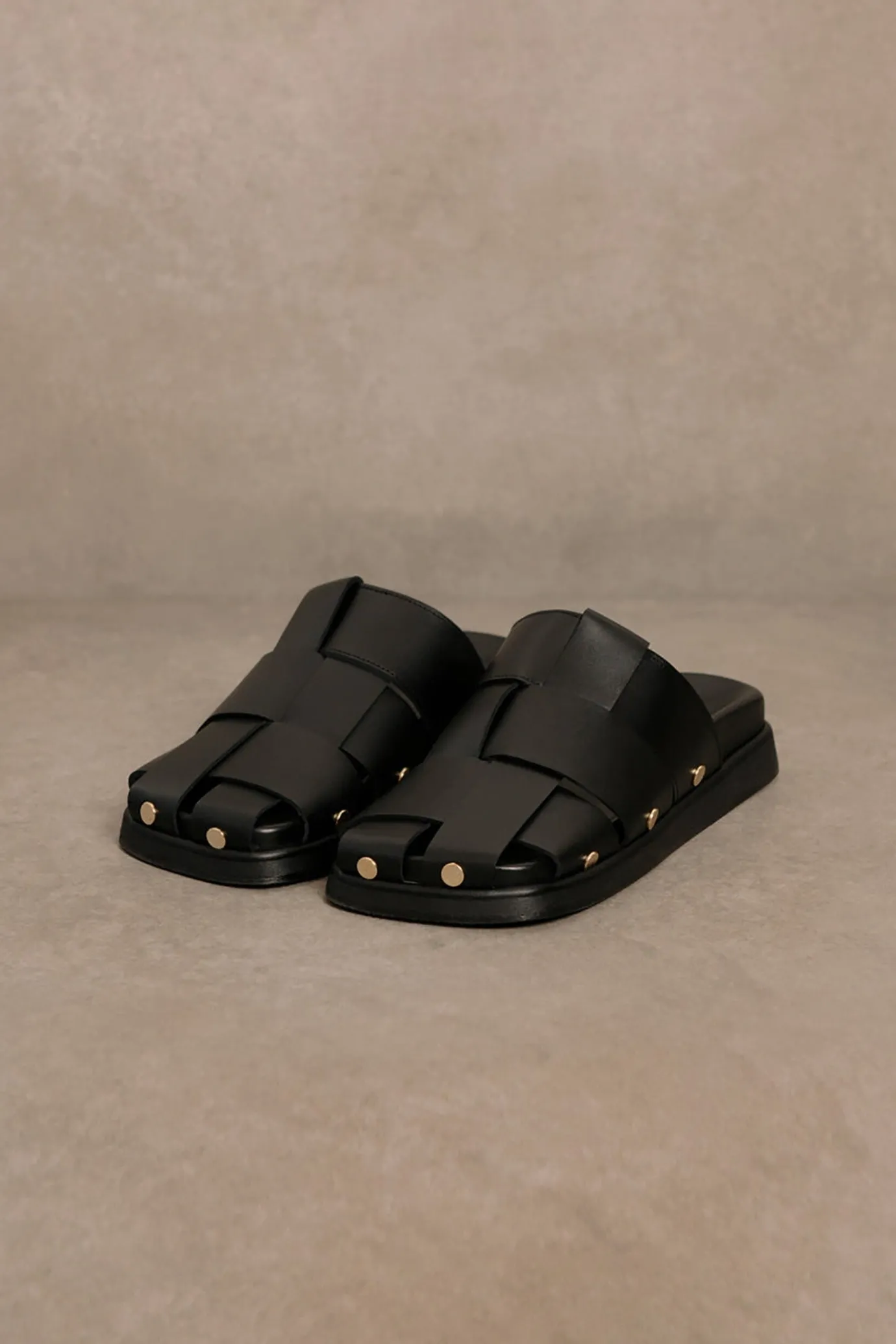 Hansen & Gretel Alohas Stuart Clog Black Fashion