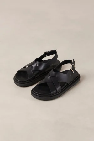 Hansen & Gretel Alohas Trunca Padded Sandal Black Sale