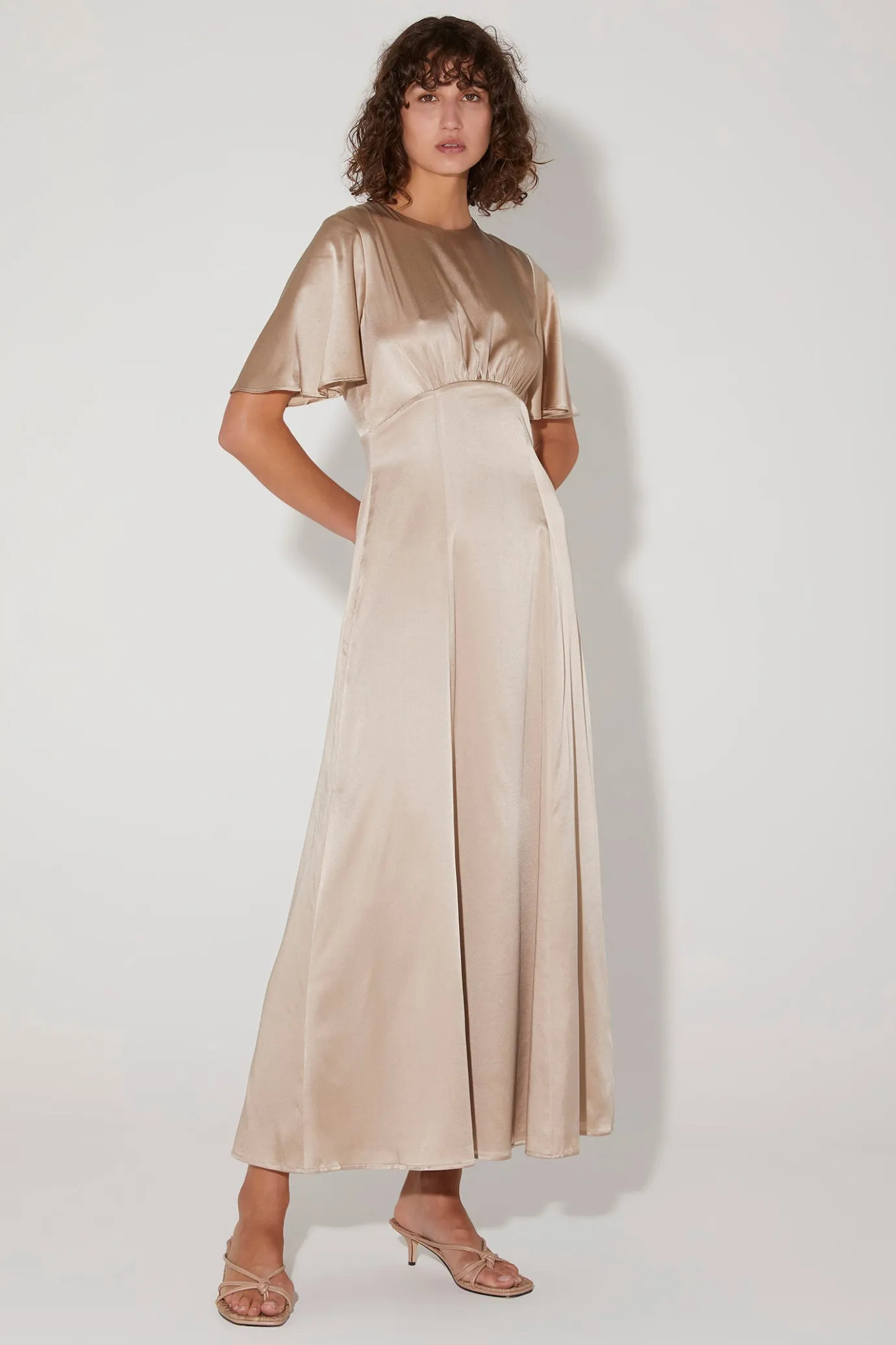 Hansen & Gretel Amber Dress Almond Online