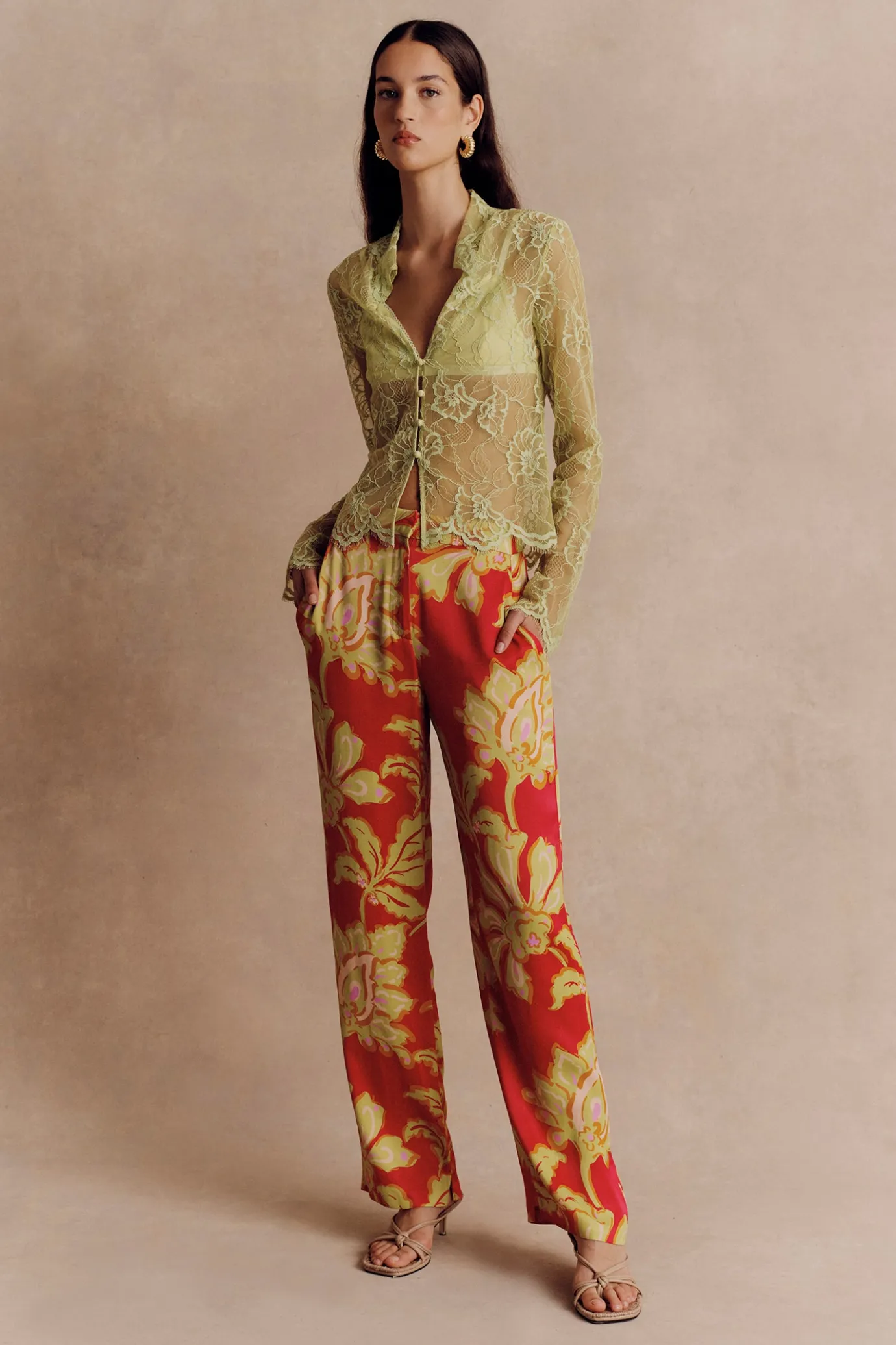 Hansen & Gretel Ambrose Pant Fuchsia Fern Outlet