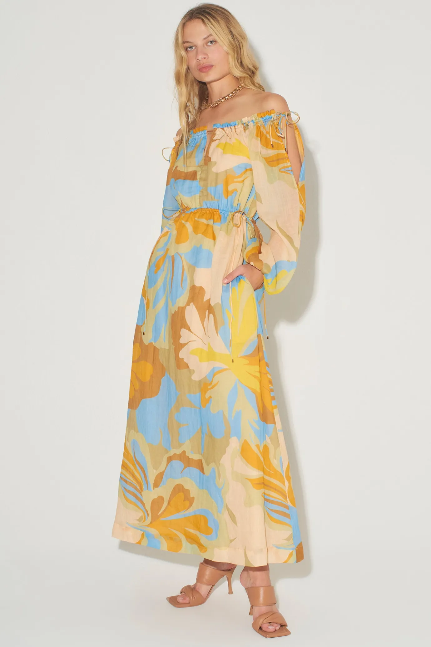 Hansen & Gretel Asher Dress Poolside Print Best Sale