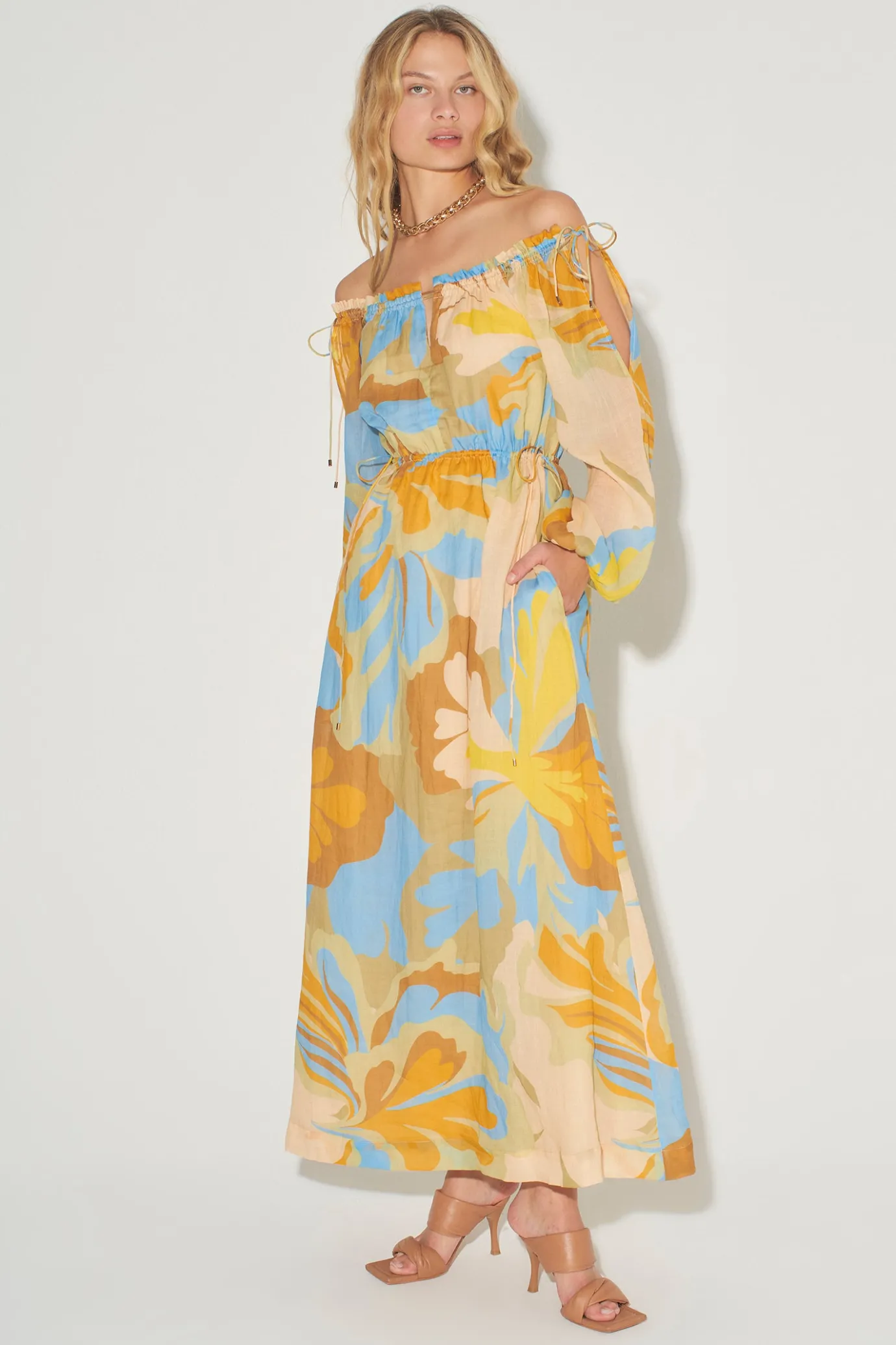 Hansen & Gretel Asher Dress Poolside Print Best Sale