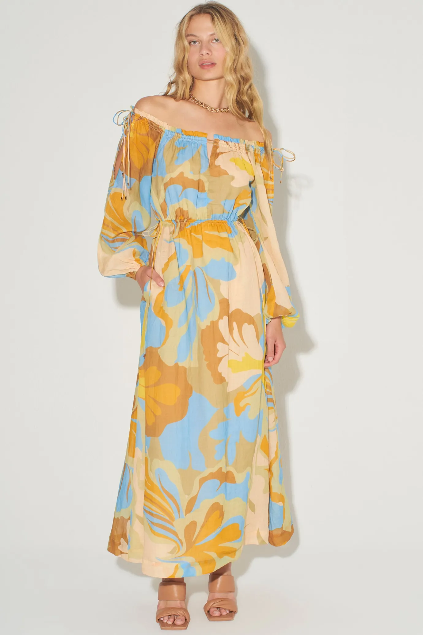 Hansen & Gretel Asher Dress Poolside Print Best Sale