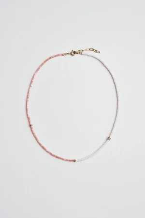 Hansen & Gretel Athena + Co Reflects Necklace Peach Shop