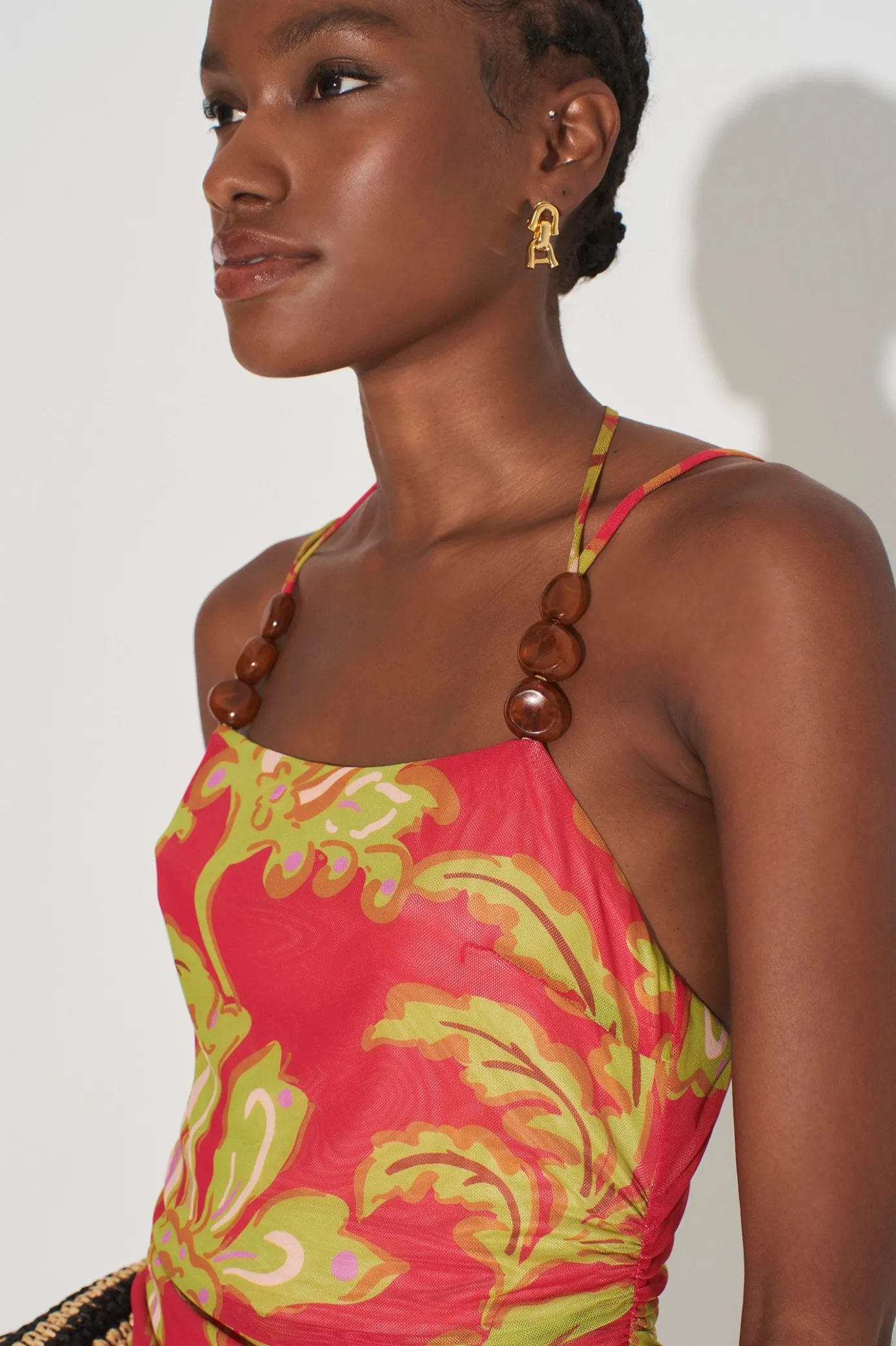 Hansen & Gretel Ayla Dress Fuchsia Fern Flash Sale