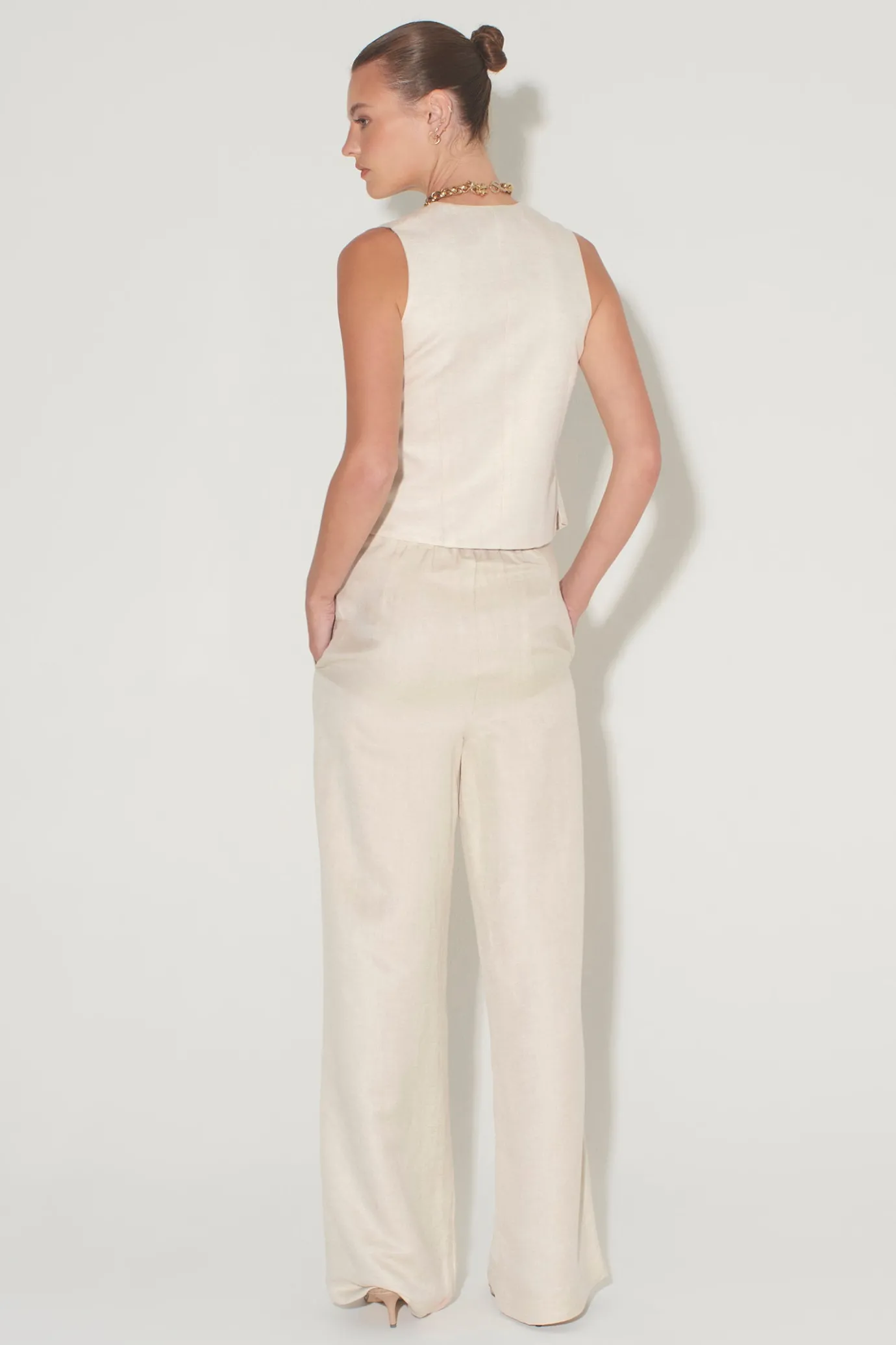 Hansen & Gretel Balmy Vest Wheat Best Sale