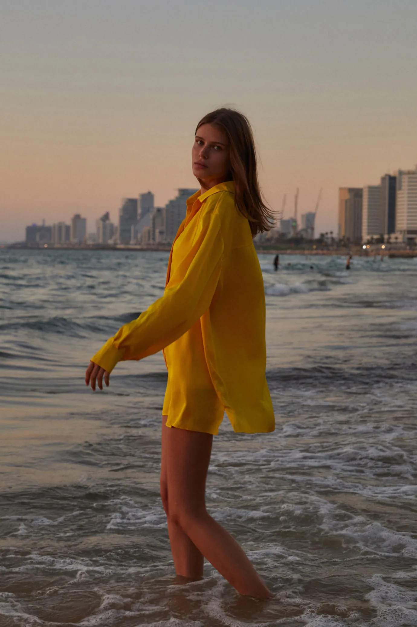 Hansen & Gretel Barbados Shirt Sunflower Cheap