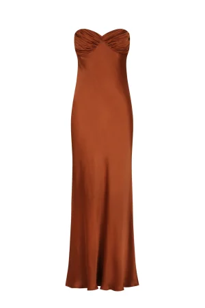 Hansen & Gretel Becca Dress Chestnut Online
