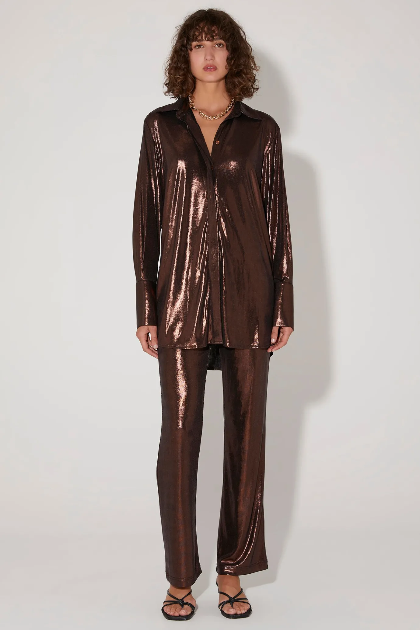 Hansen & Gretel Bowie Pant Copper Fashion