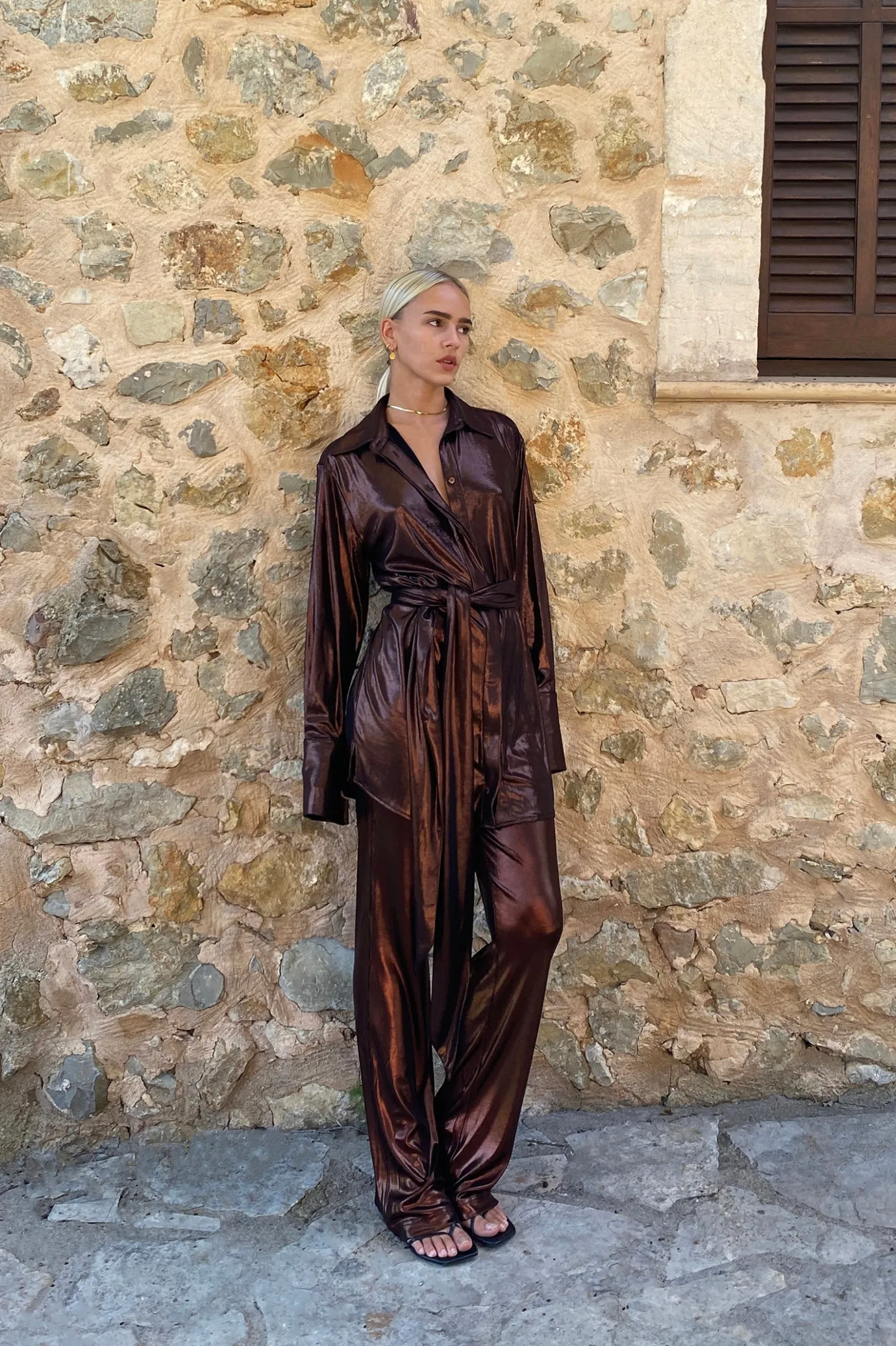 Hansen & Gretel Bowie Pant Copper Fashion