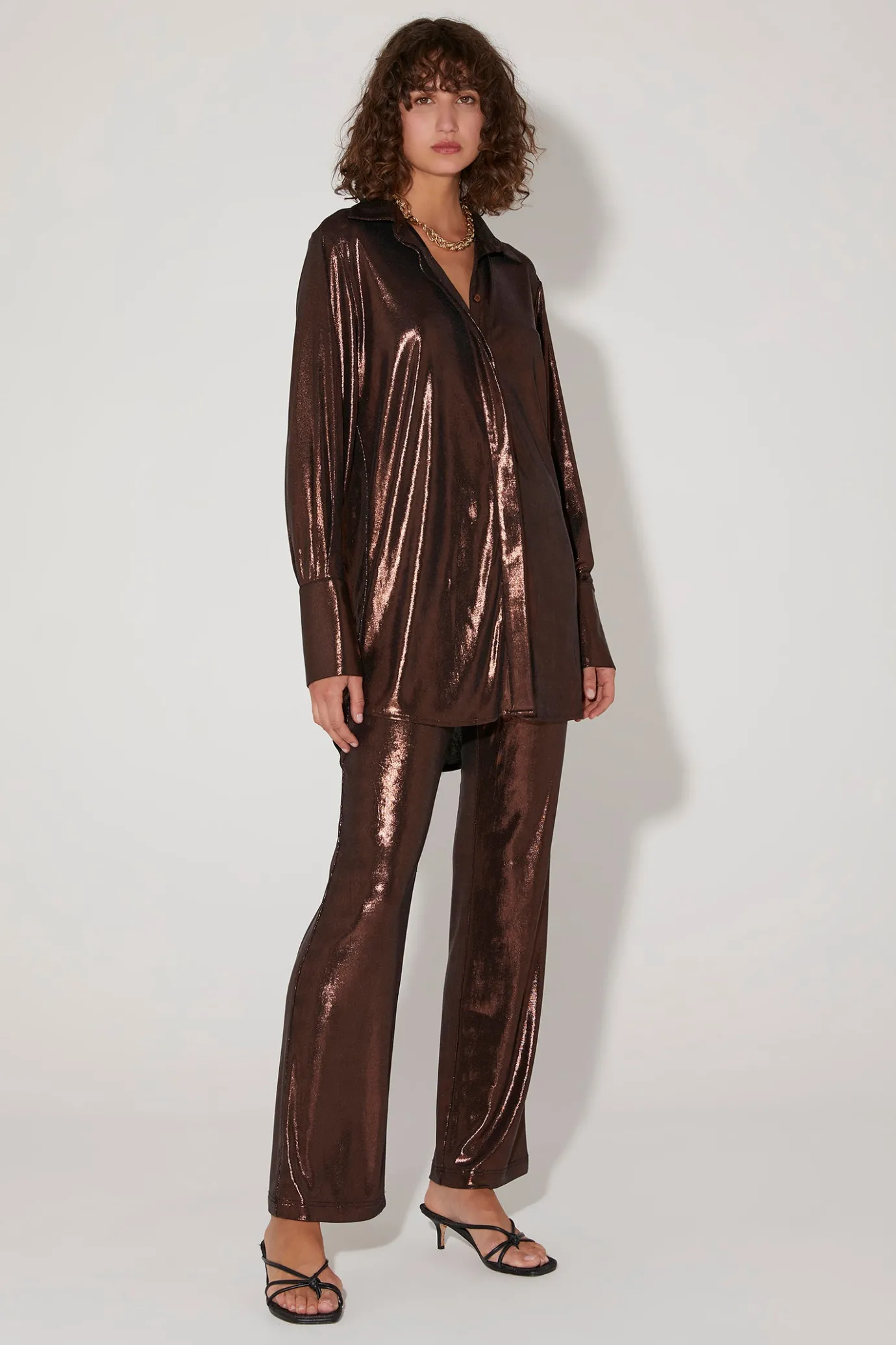 Hansen & Gretel Bowie Pant Copper Fashion