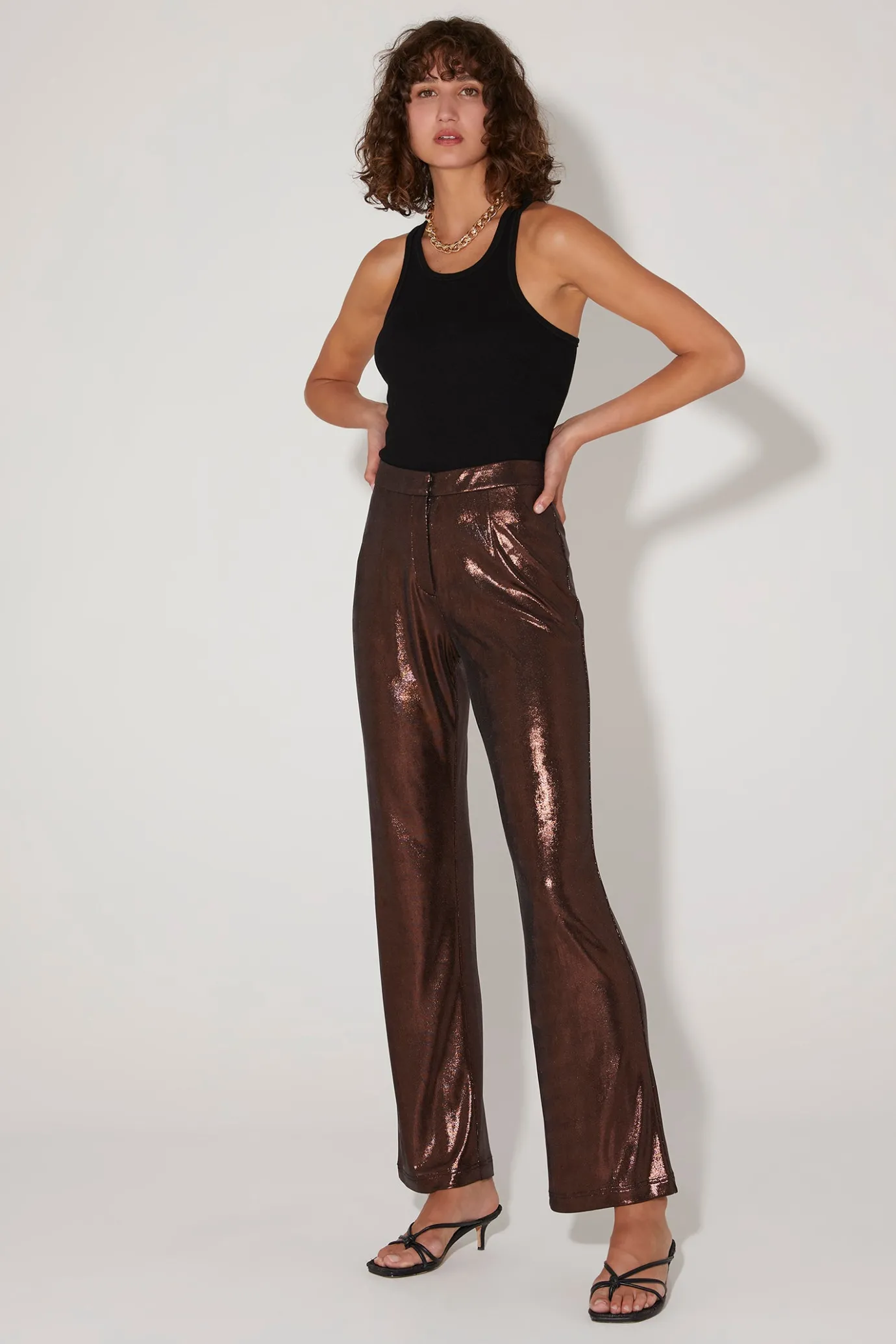 Hansen & Gretel Bowie Pant Copper Fashion