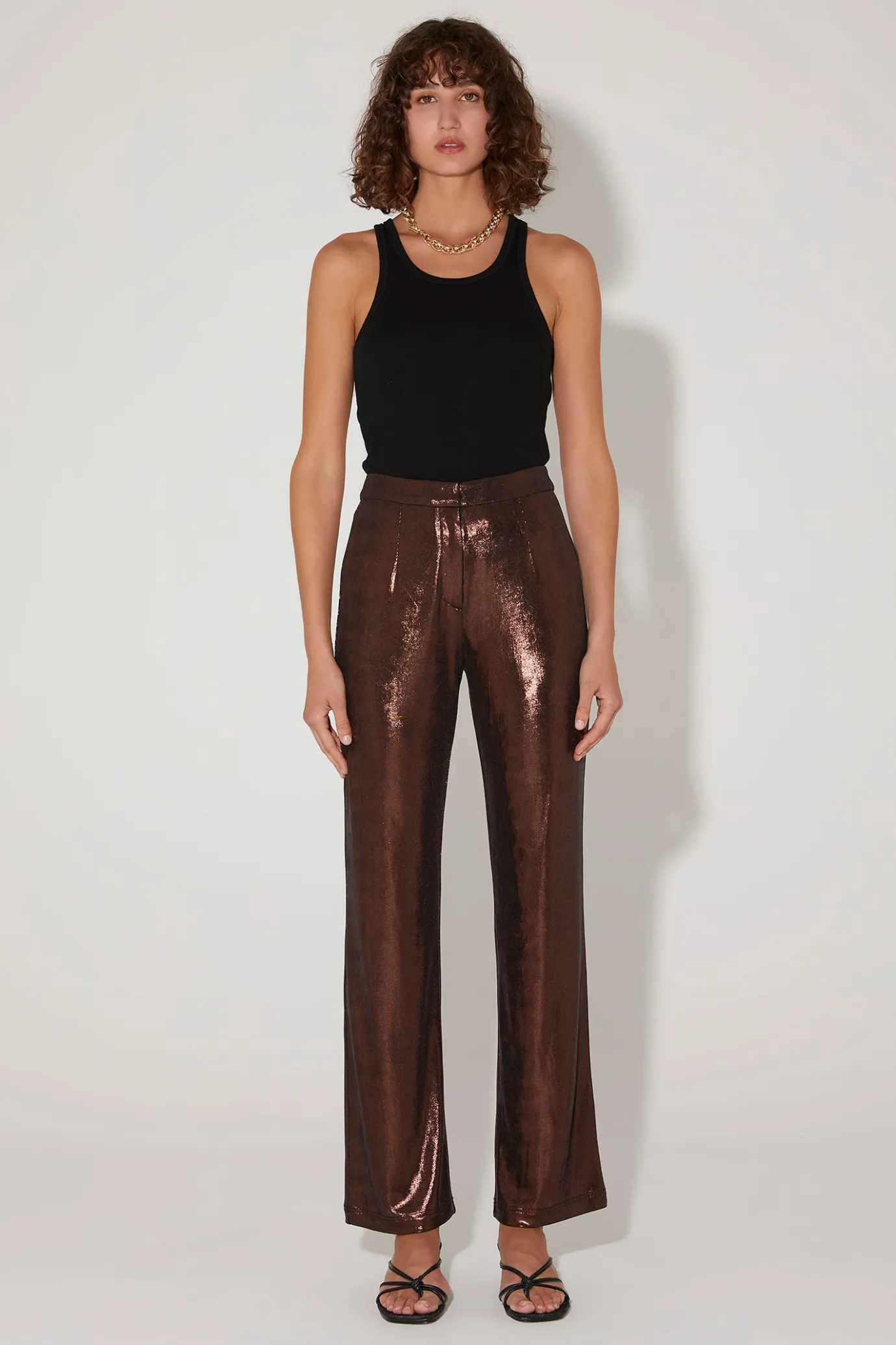 Hansen & Gretel Bowie Pant Copper Fashion