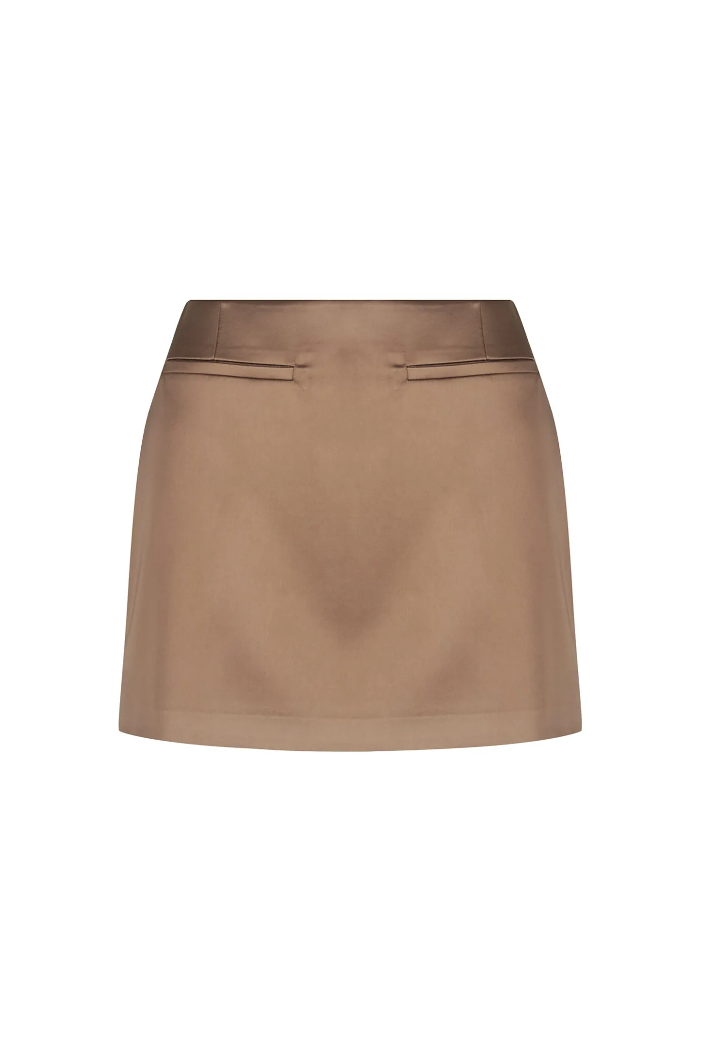 Hansen & Gretel Bridget Micro Mini Skirt Ash Brown Fashion