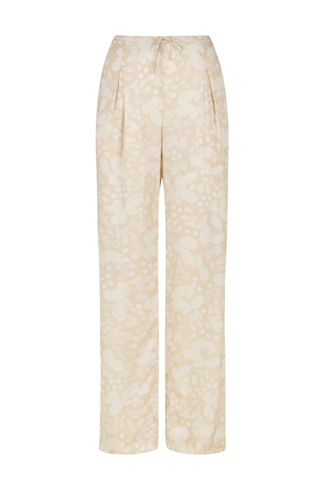 Hansen & Gretel Cabana Pant Tan Paisley Clearance