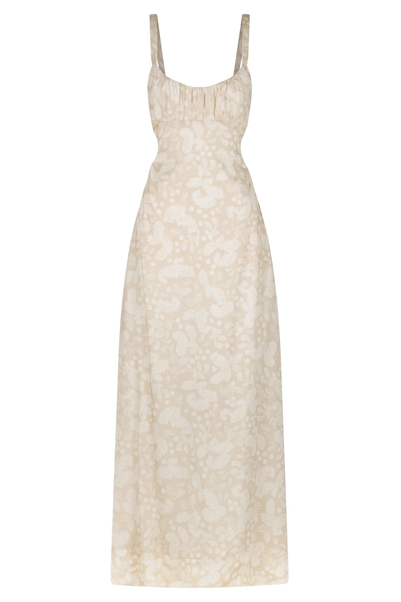 Hansen & Gretel Carlos Dress Tan Paisley Outlet