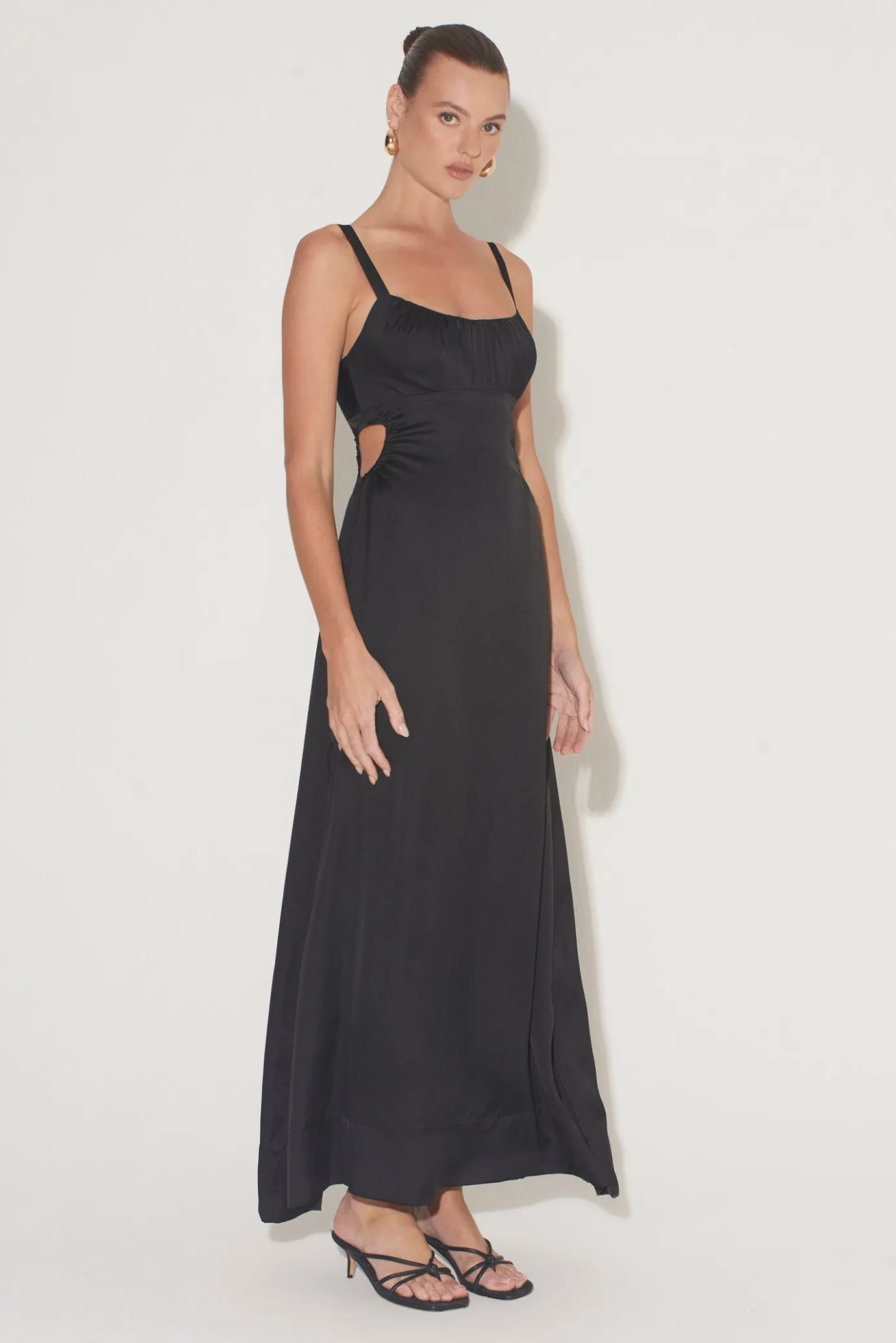 Hansen & Gretel Carlos Maxi Dress Black Shop