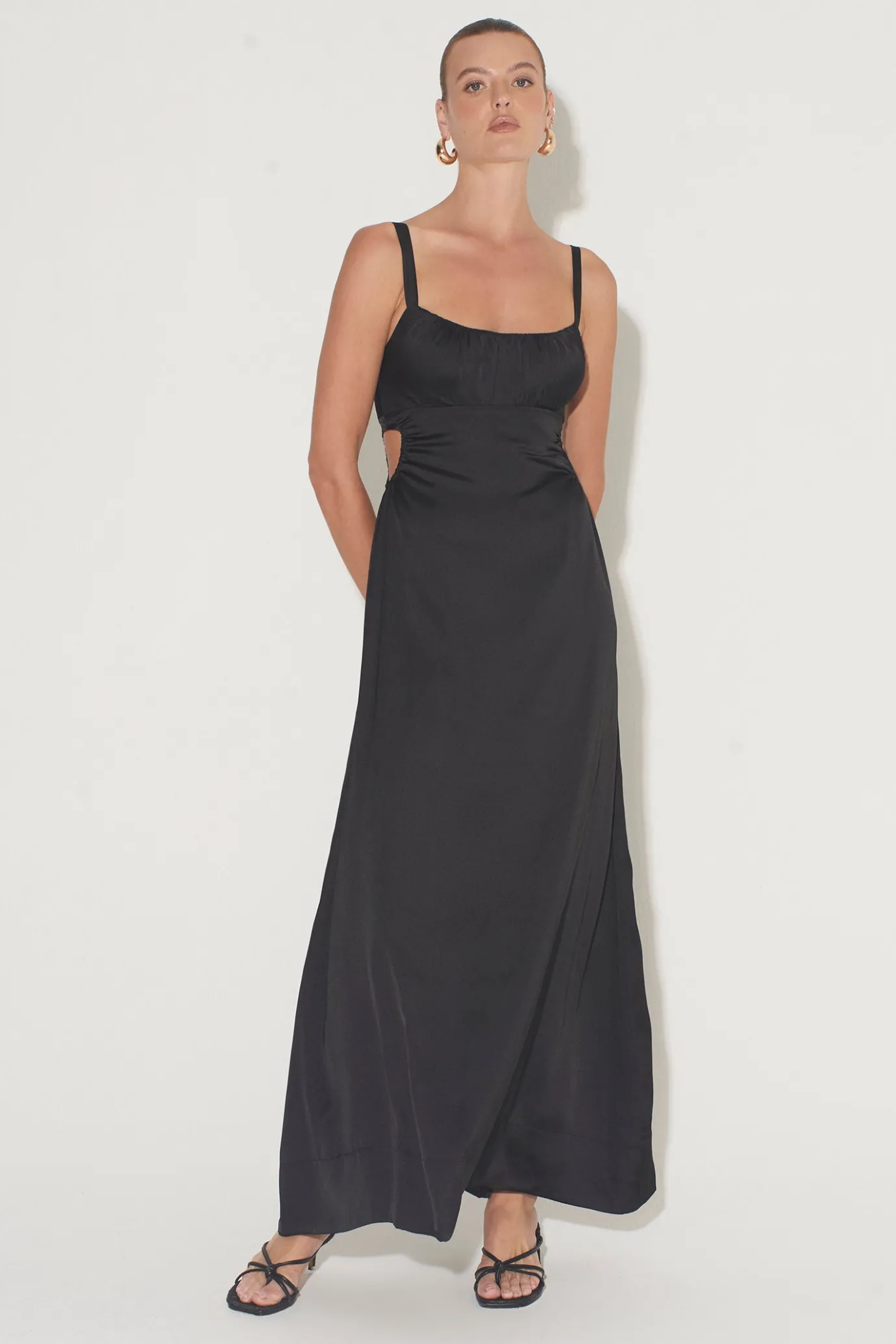 Hansen & Gretel Carlos Maxi Dress Black Shop
