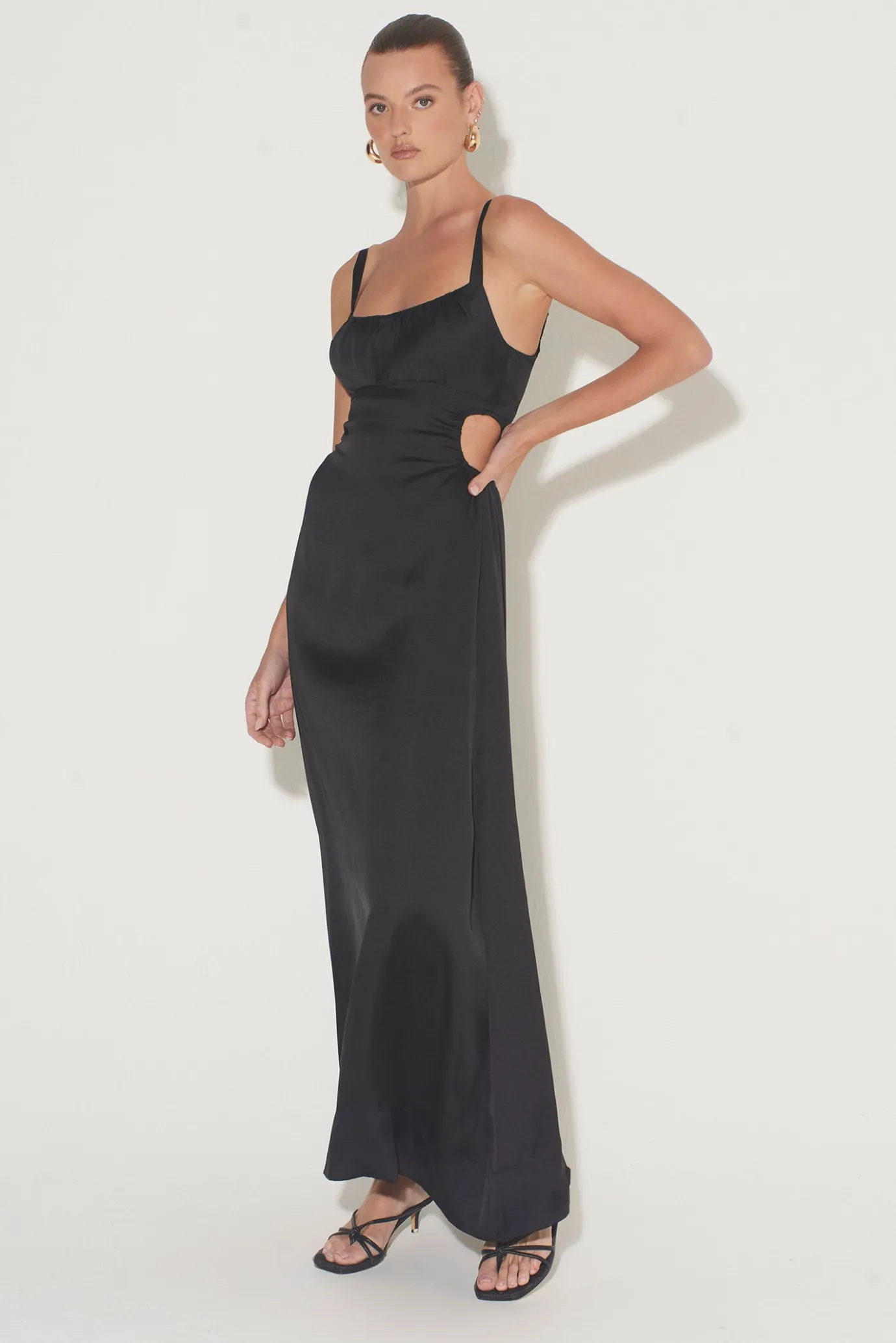 Hansen & Gretel Carlos Maxi Dress Black Shop