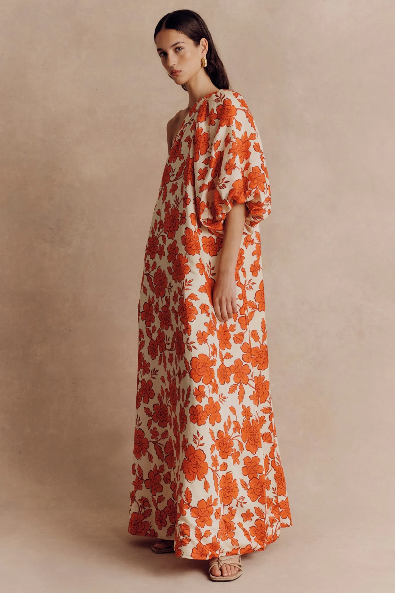 Hansen & Gretel Carmen Dress Wild Flower Hot