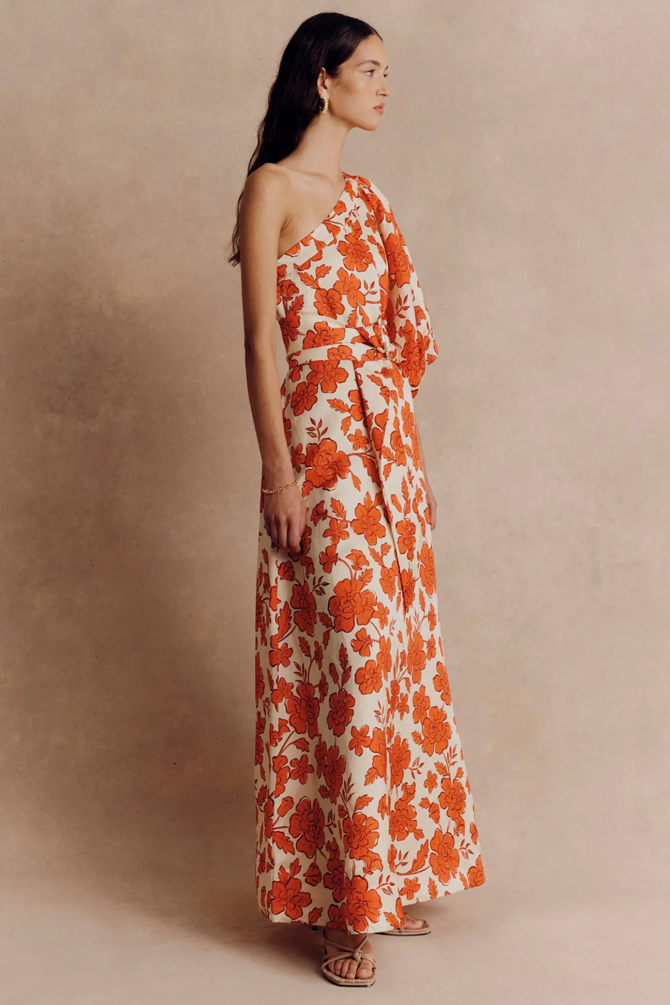 Hansen & Gretel Carmen Dress Wild Flower Hot