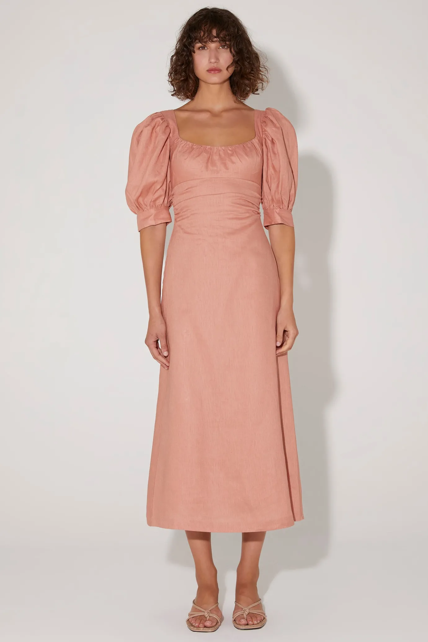 Hansen & Gretel Chelsea Midi Dress Terra Flash Sale