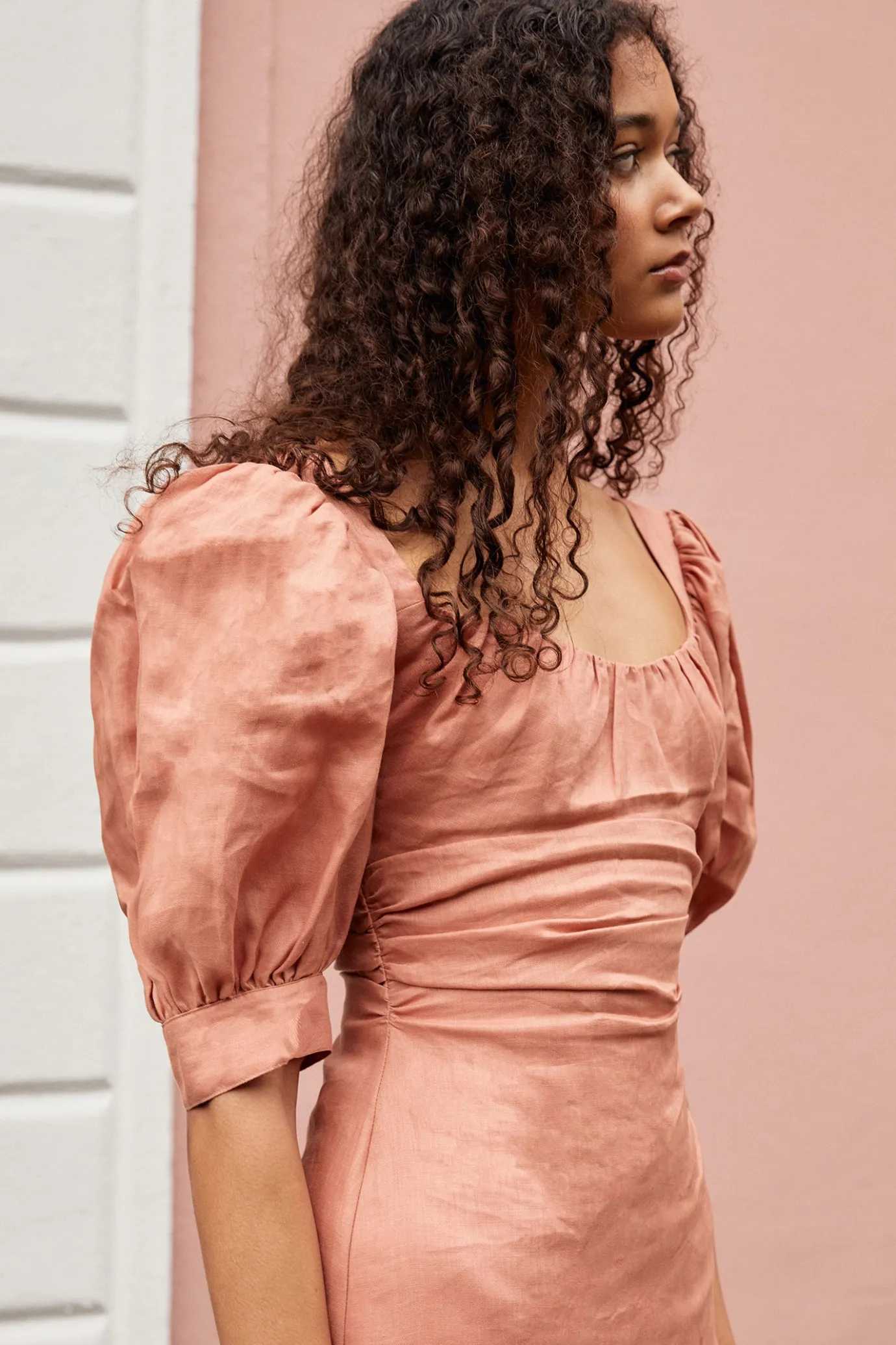 Hansen & Gretel Chelsea Midi Dress Terra Flash Sale