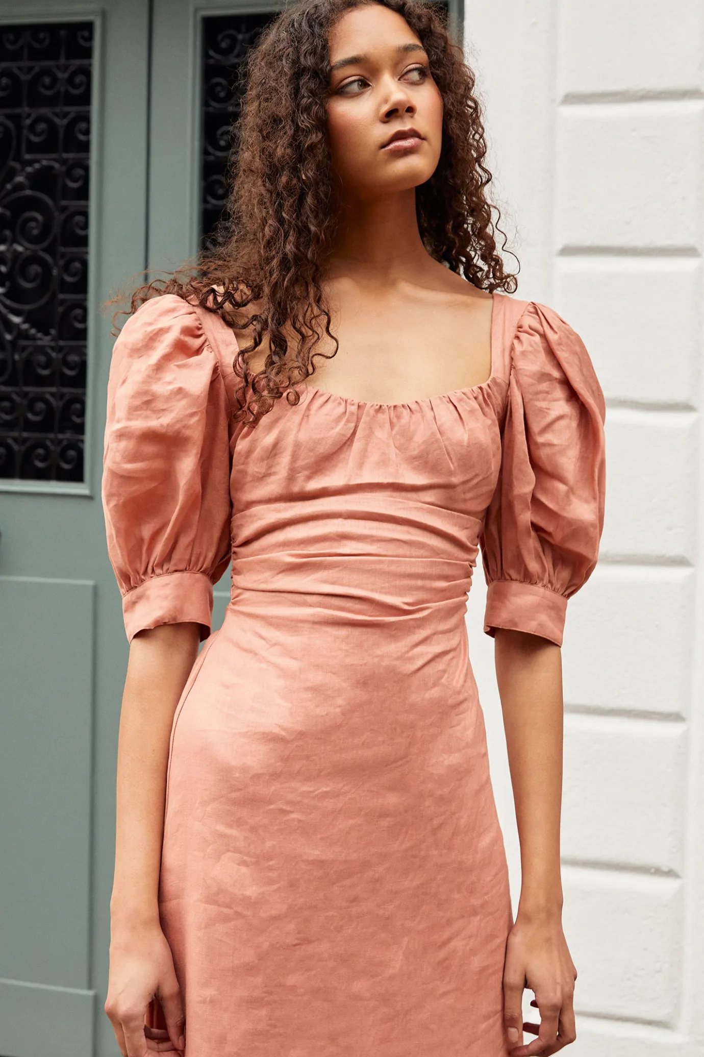 Hansen & Gretel Chelsea Midi Dress Terra Flash Sale