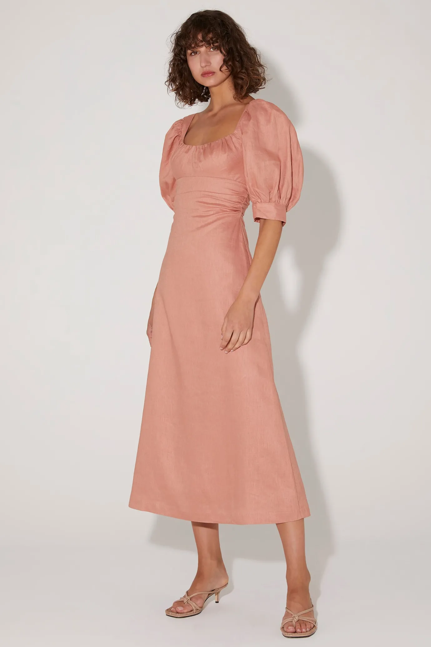 Hansen & Gretel Chelsea Midi Dress Terra Flash Sale