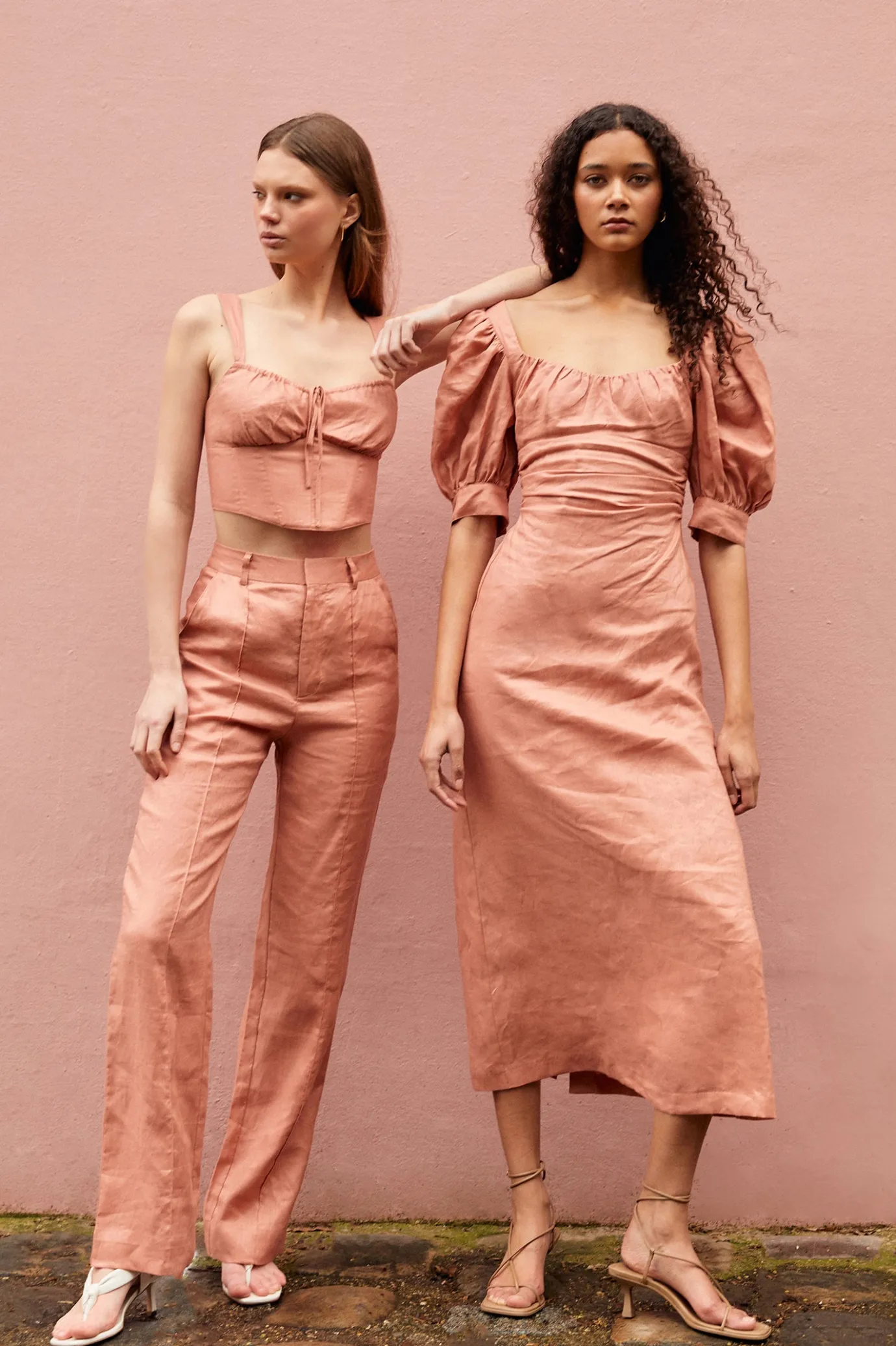 Hansen & Gretel Chelsea Midi Dress Terra Flash Sale