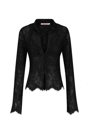 Hansen & Gretel Cleo Lace Top Black Outlet