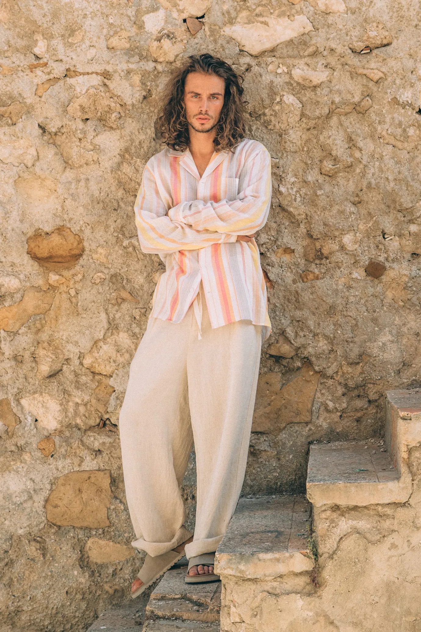 Hansen & Gretel Cody Shirt Pastel Rainbow Best Sale