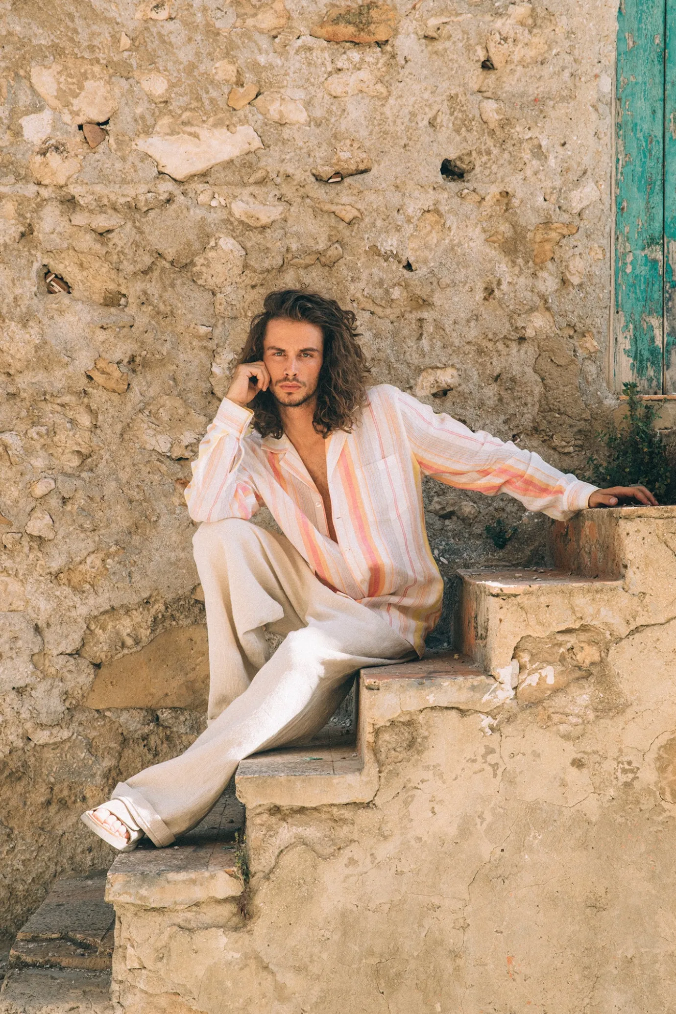 Hansen & Gretel Cody Shirt Pastel Rainbow Best Sale