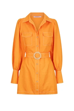 Hansen & Gretel Constance Dress Tangerine Shop