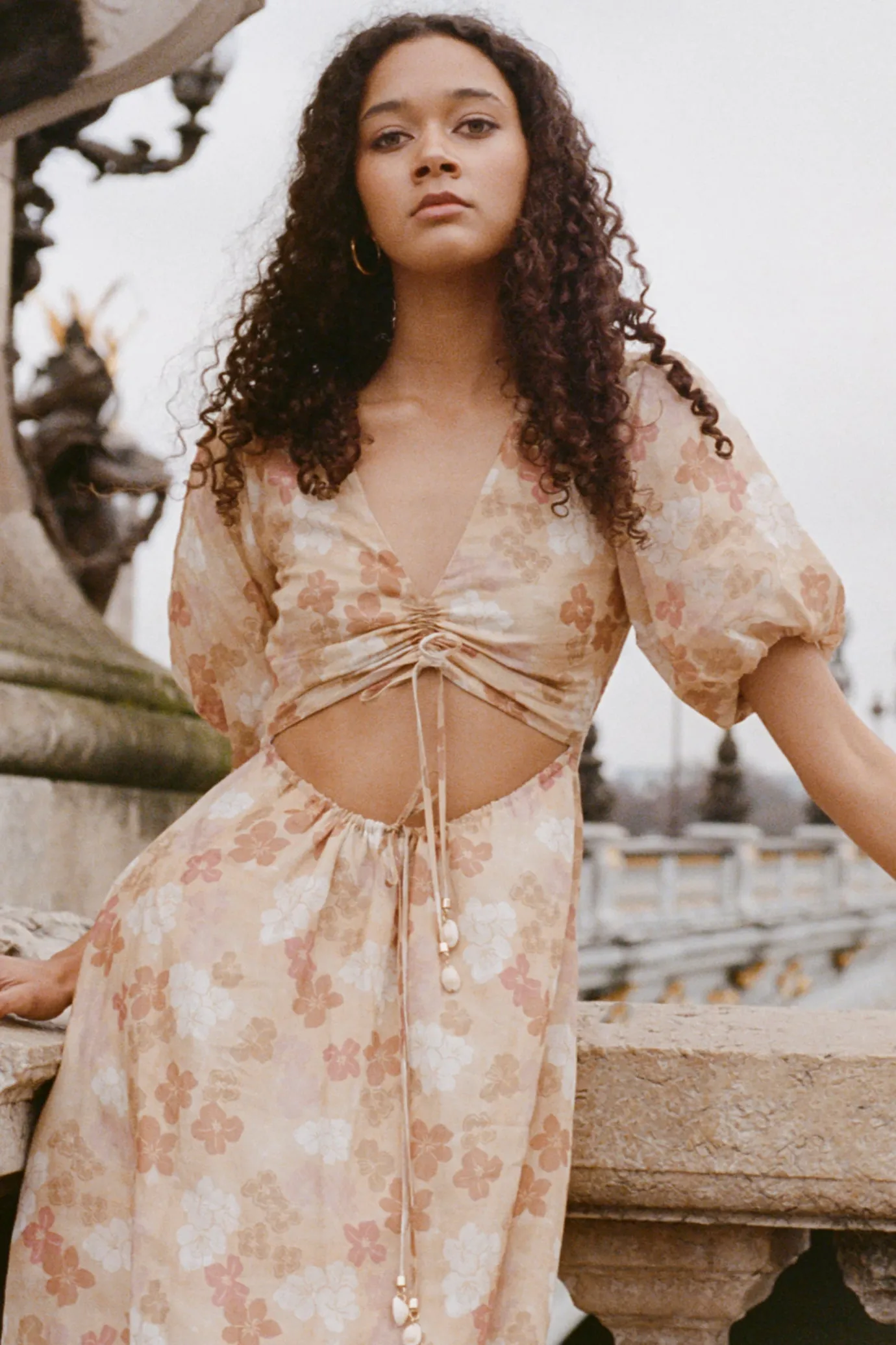 Hansen & Gretel Cordelia Midi Dress Light Tropic New