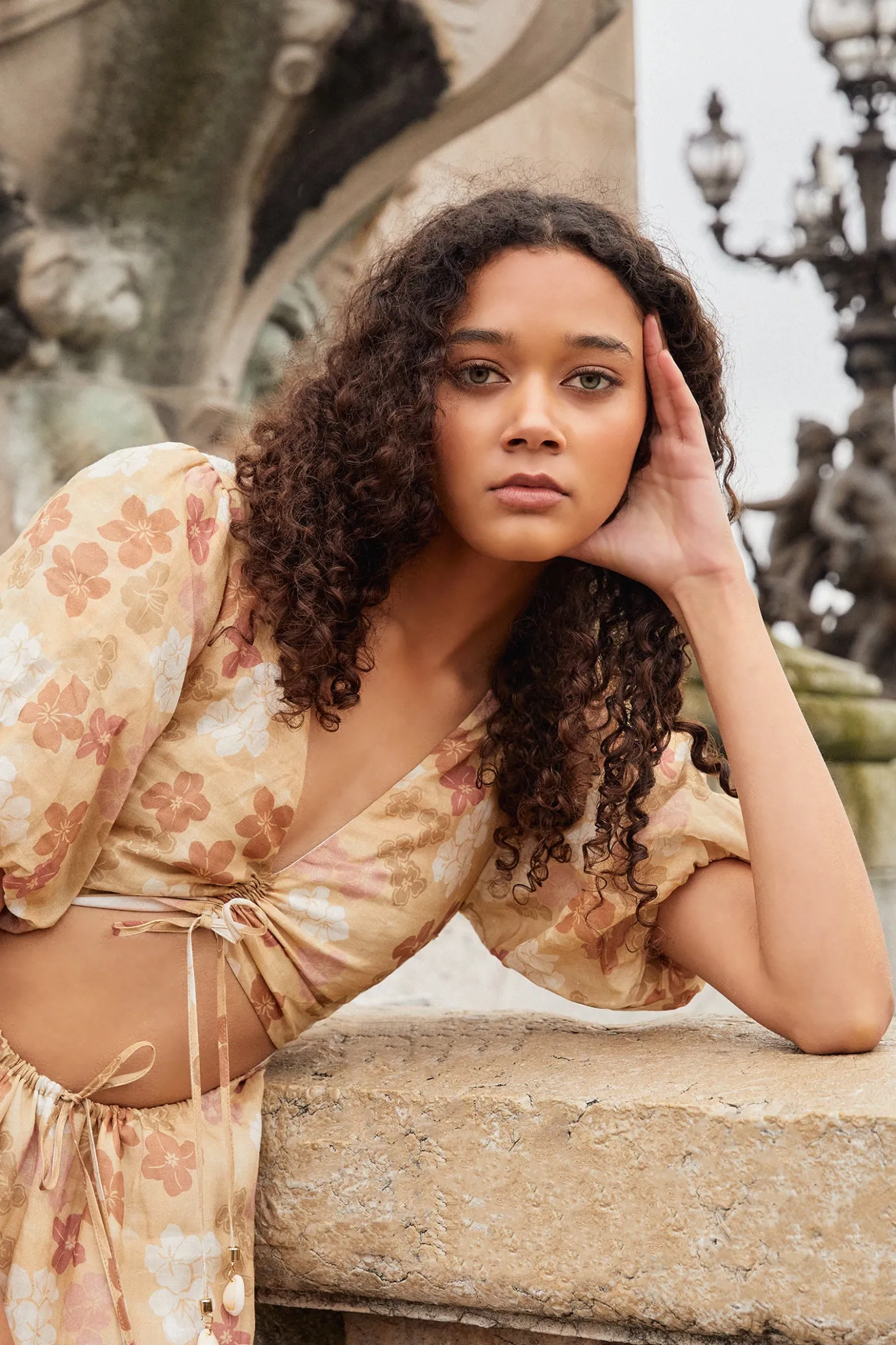 Hansen & Gretel Cordelia Midi Dress Light Tropic New