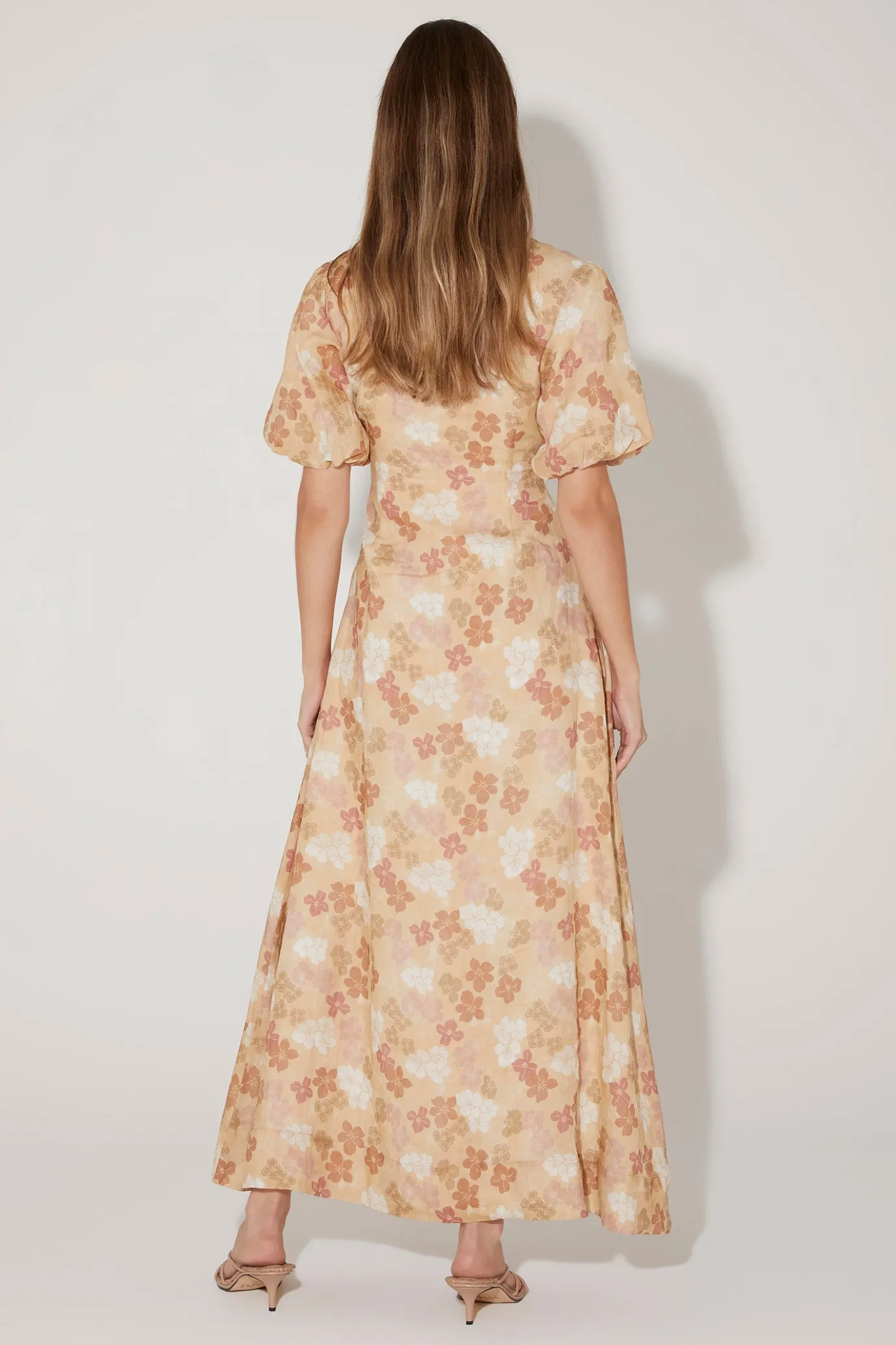 Hansen & Gretel Cordelia Midi Dress Light Tropic New